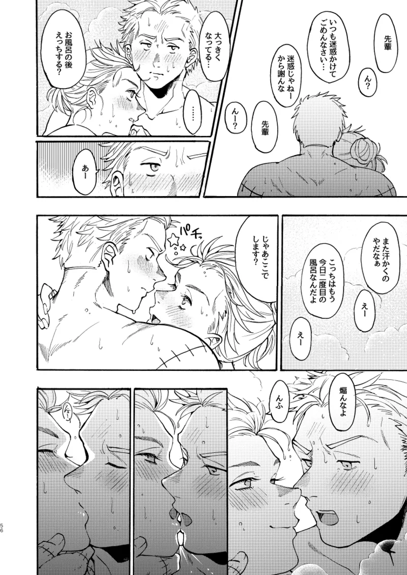 【心能井同人誌再録】Honeymoon Night Page.55