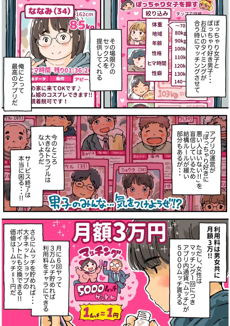 ムッチングアプリ ～ゆきっぺの思い出～ Page.5