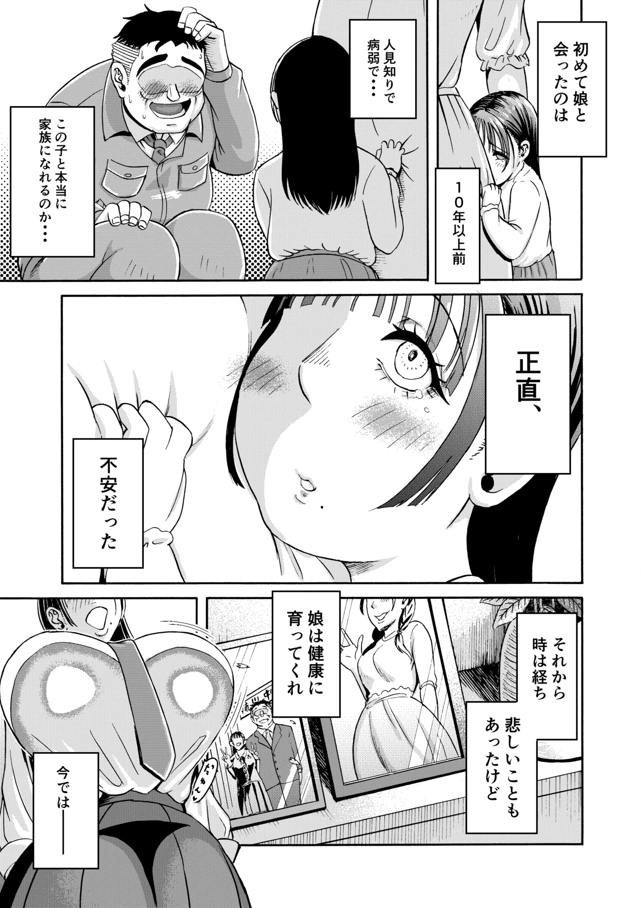 パパのこと食べる、ね？〜すくすく育った義理の娘が、メスとして襲ってくる件〜 Page.2