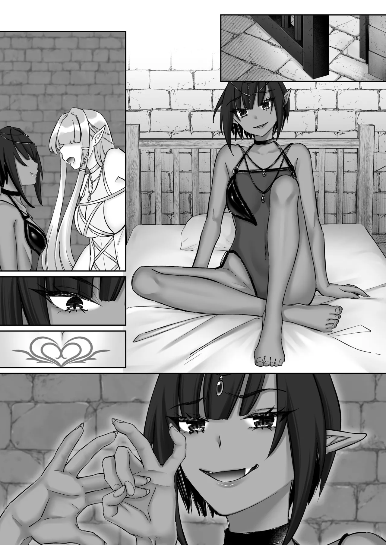 エルフ陥落  ～エルフにえっちな淫紋を付けてレズ堕ちさせる～ Page.120