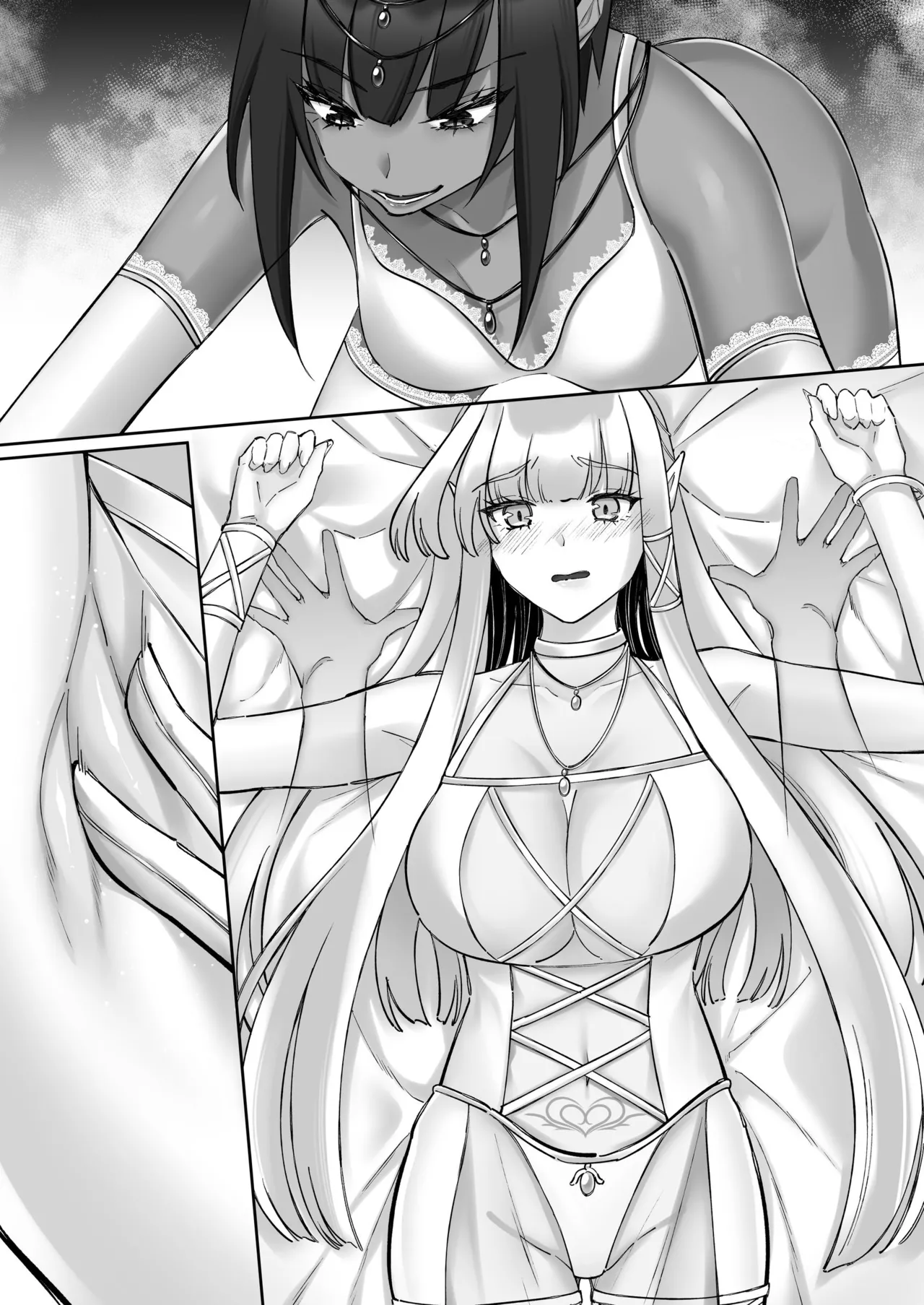 エルフ陥落  ～エルフにえっちな淫紋を付けてレズ堕ちさせる～ Page.126
