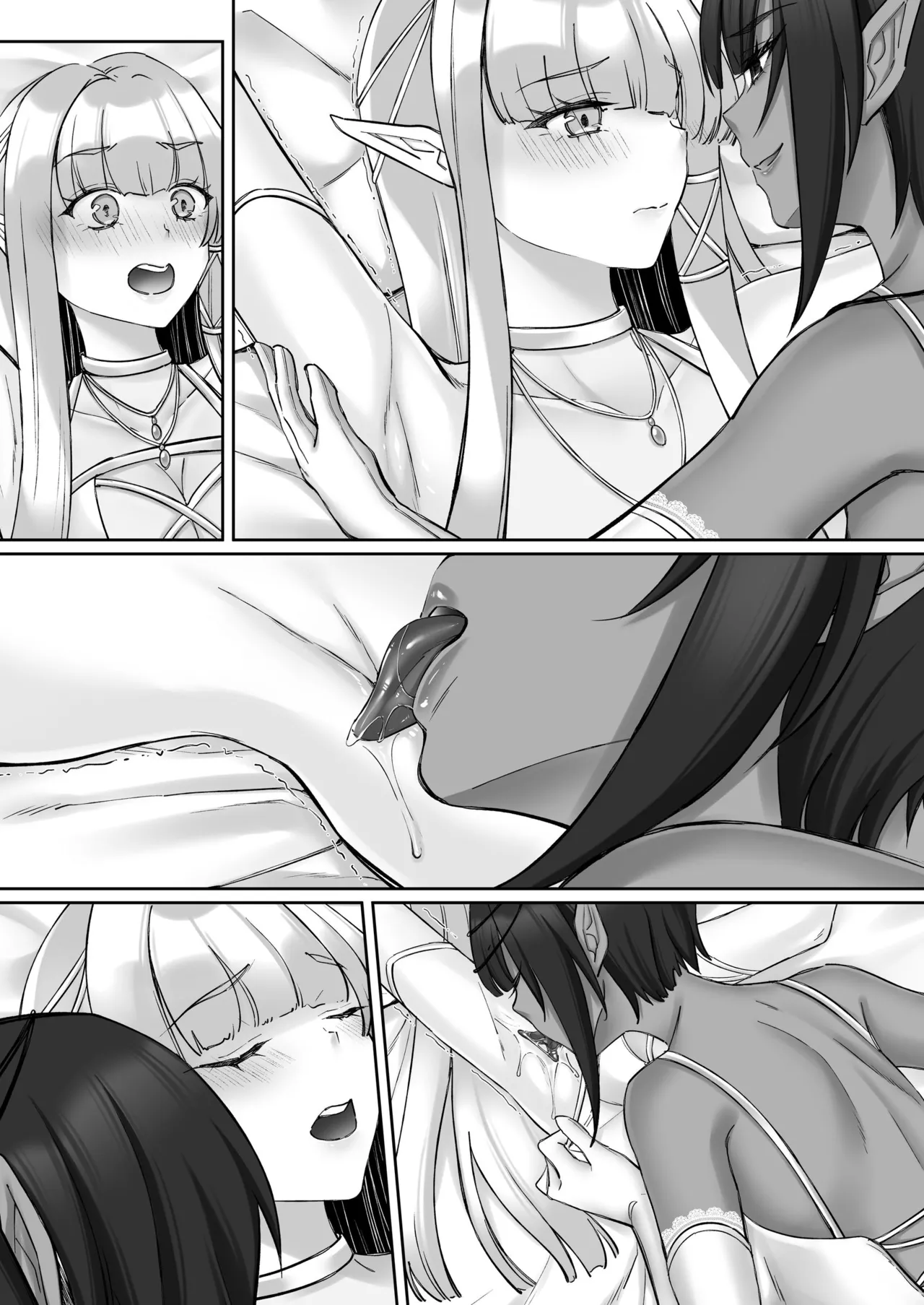 エルフ陥落  ～エルフにえっちな淫紋を付けてレズ堕ちさせる～ Page.127
