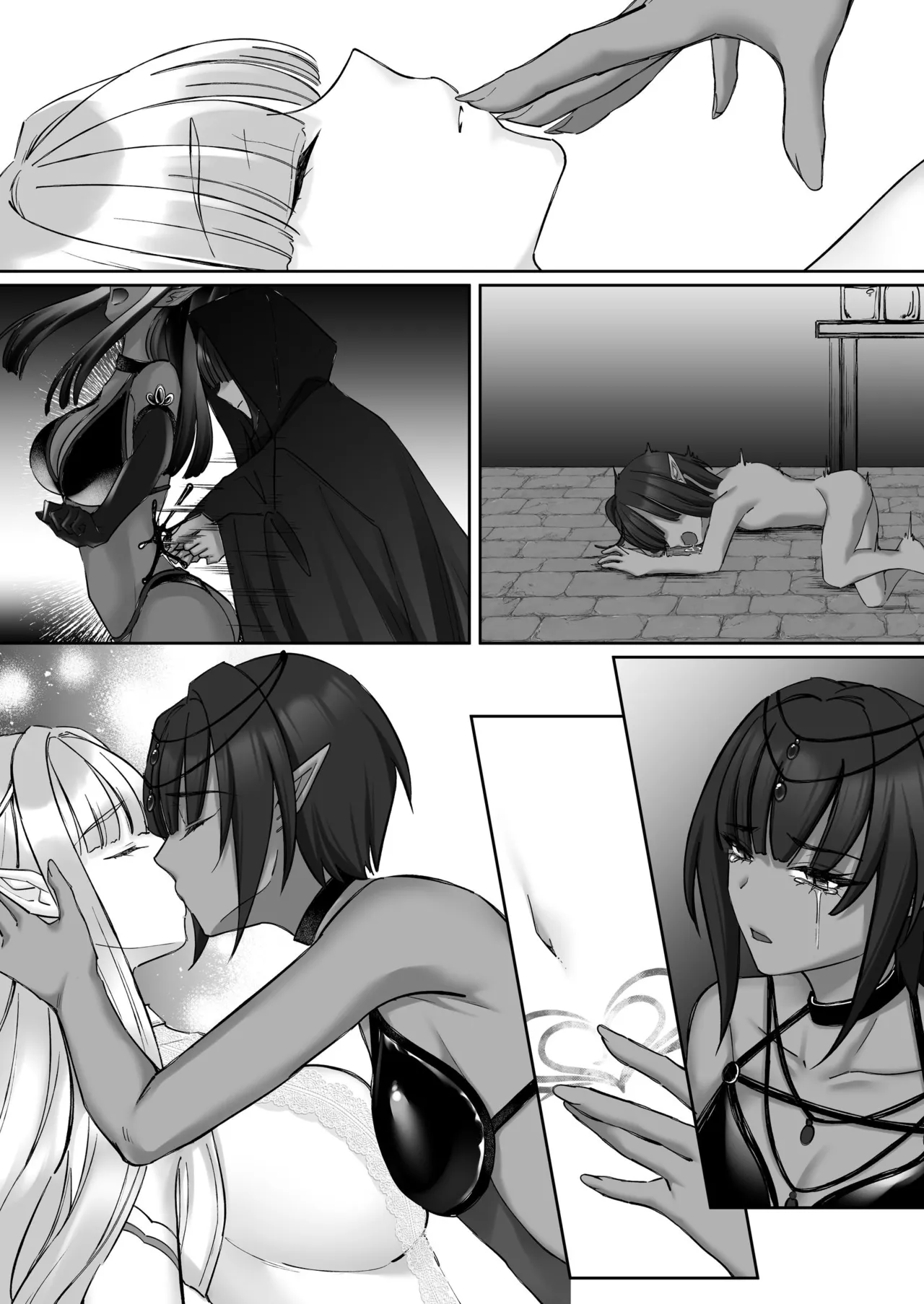 エルフ陥落  ～エルフにえっちな淫紋を付けてレズ堕ちさせる～ Page.159