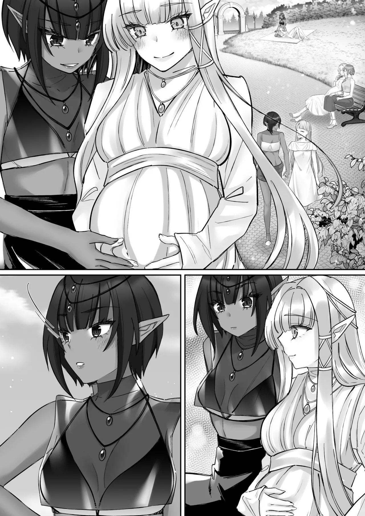 エルフ陥落  ～エルフにえっちな淫紋を付けてレズ堕ちさせる～ Page.180