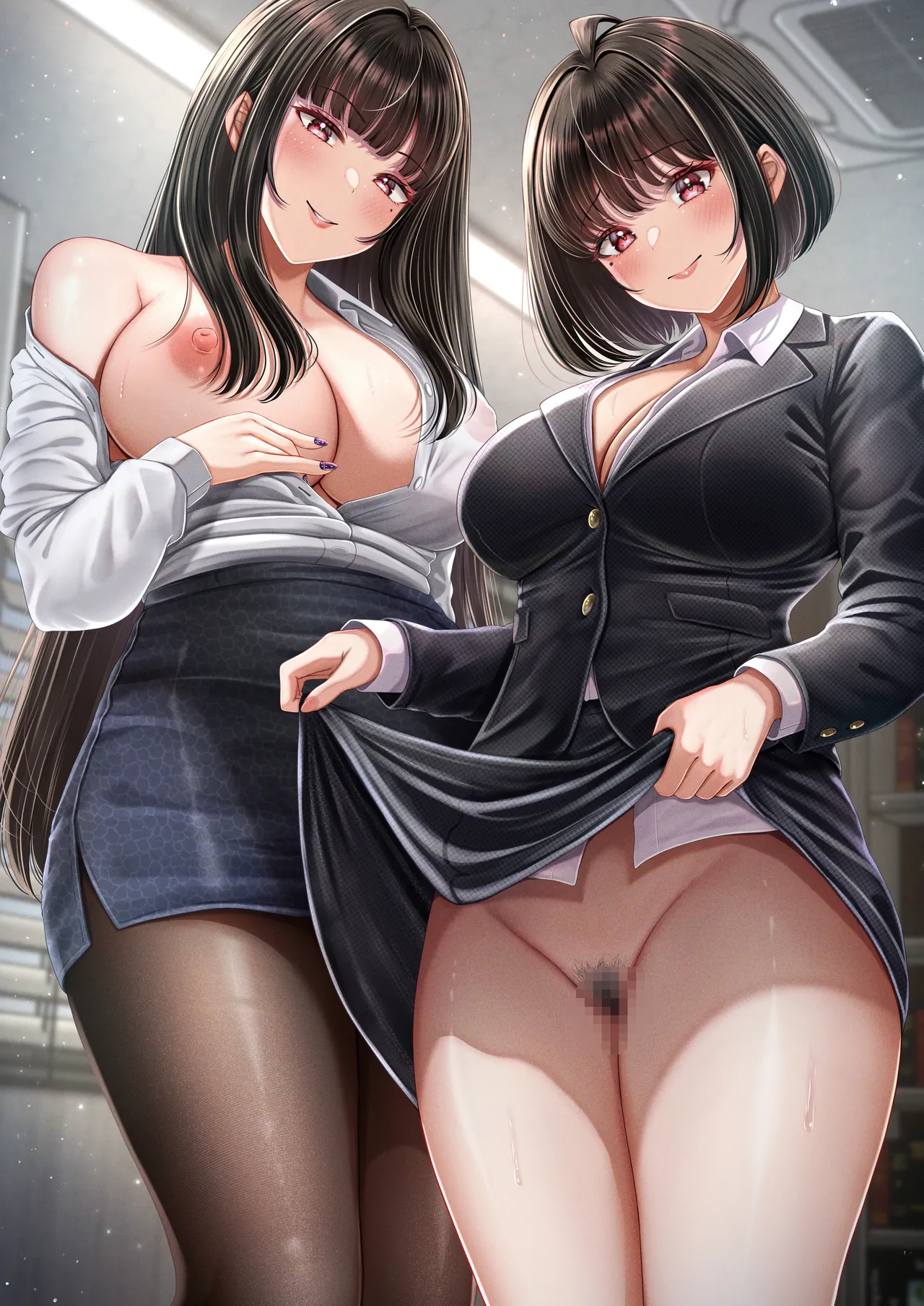 その年の離れた黒髪姉妹とお〇こする話〜感動の完結総集編〜 Page.6