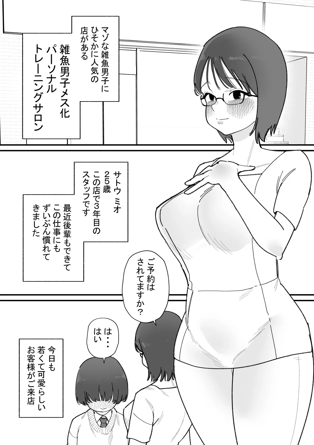 雑魚男子メス化トレーニング Page.2