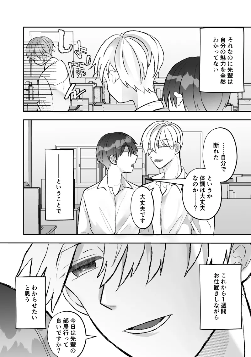 無口クールなカントボーイ先輩にはお仕置きセックス7日間 Page.12