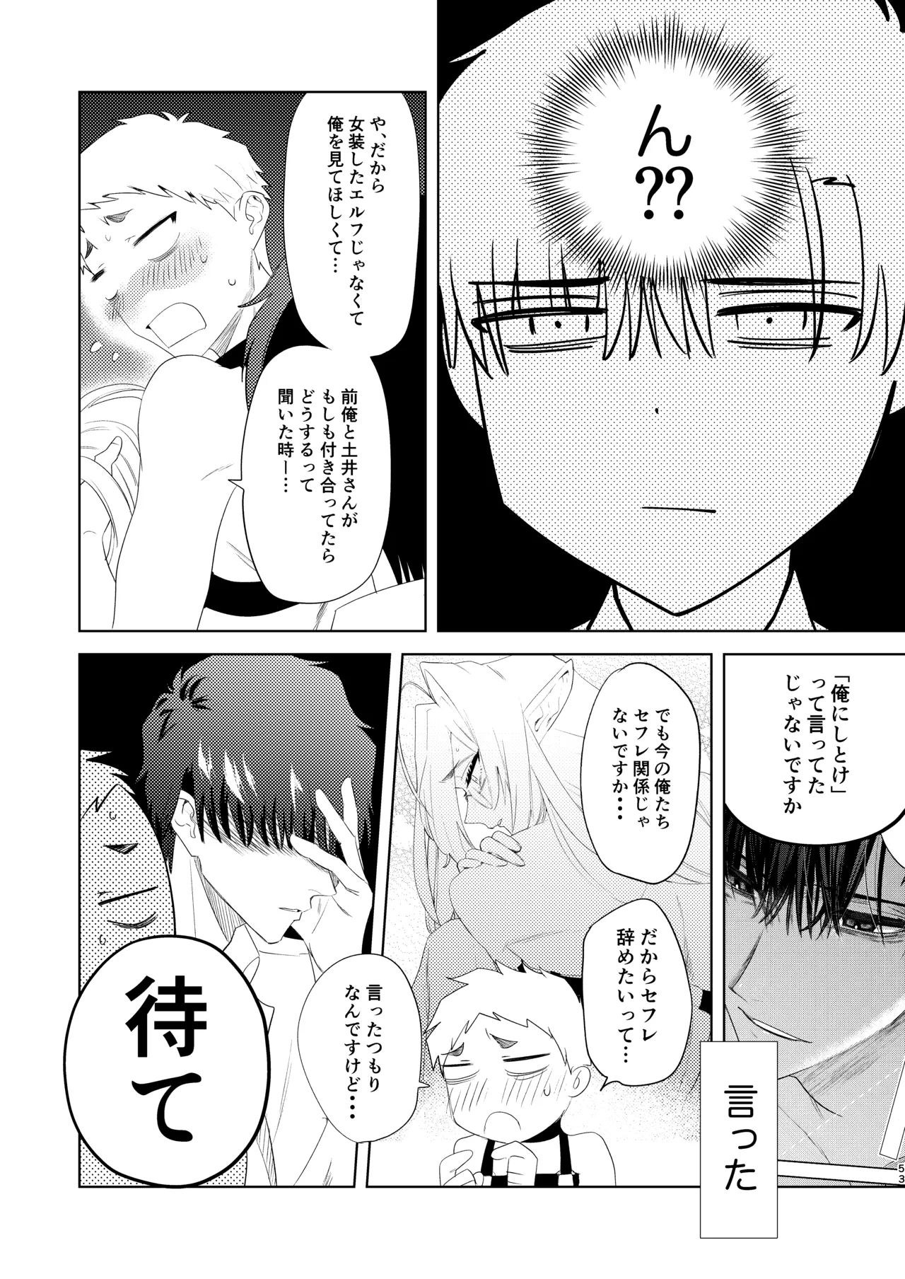 無能部下ですがエルフ女装の才能がありました。 Page.53