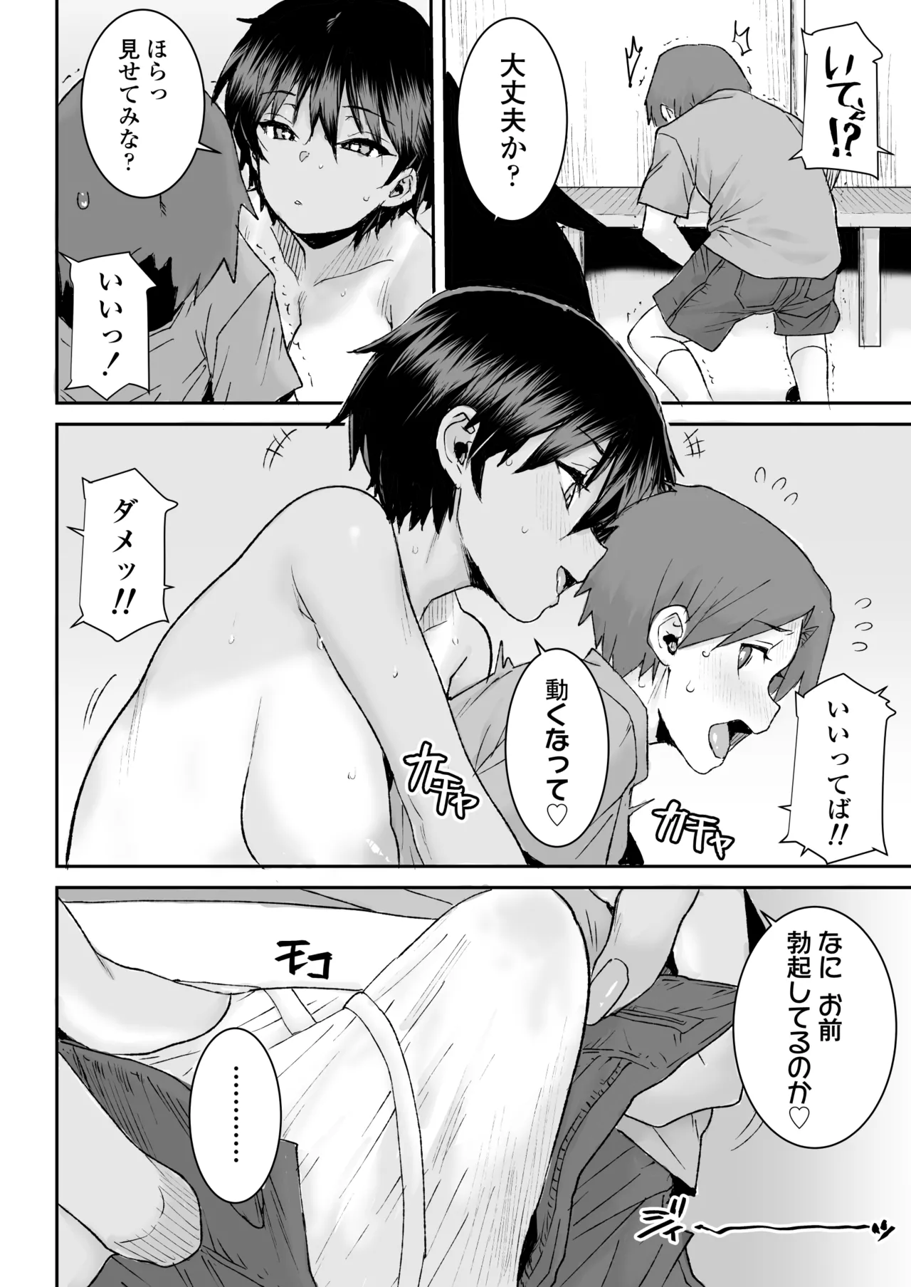 無口で気の強いボーイッシュなお姉ちゃんで僕は童貞を卒業しました Page.9