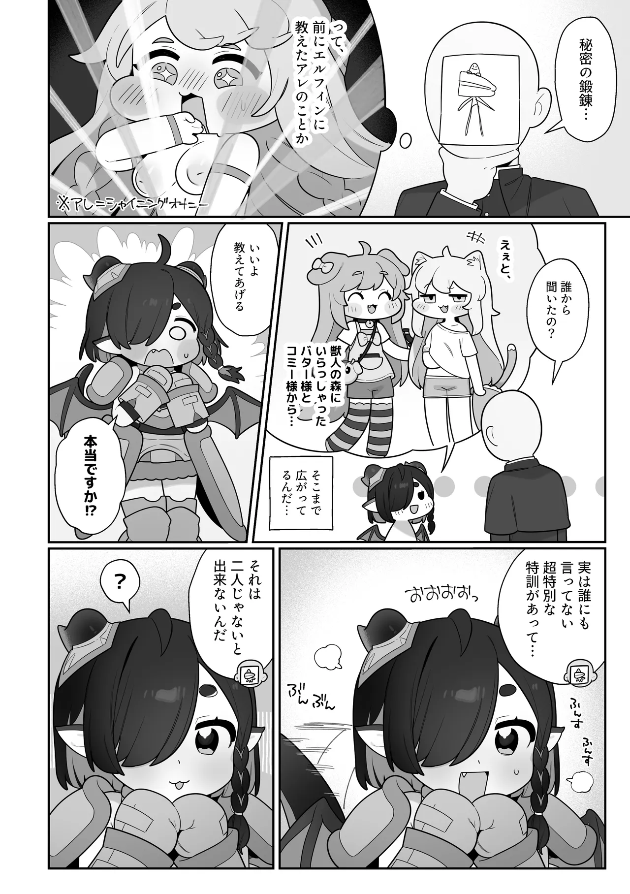 リッツとひみつの鍛錬 [無修正] Page.3