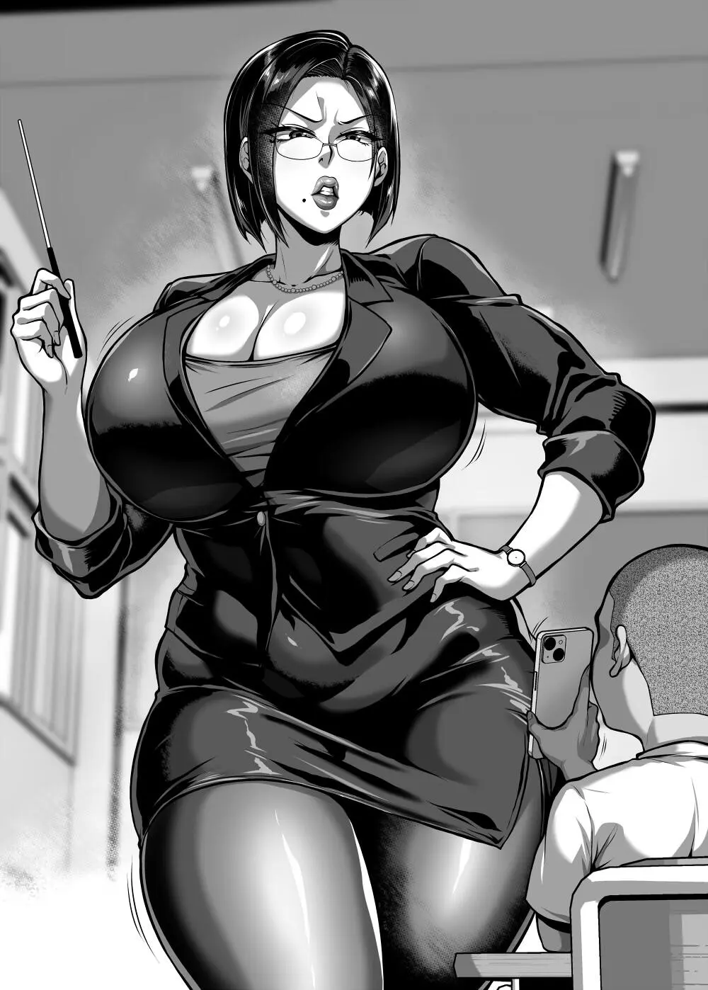 口うるさい熟女教師がエロガ〇に催〇かけられてエロい事される漫画 Page.37