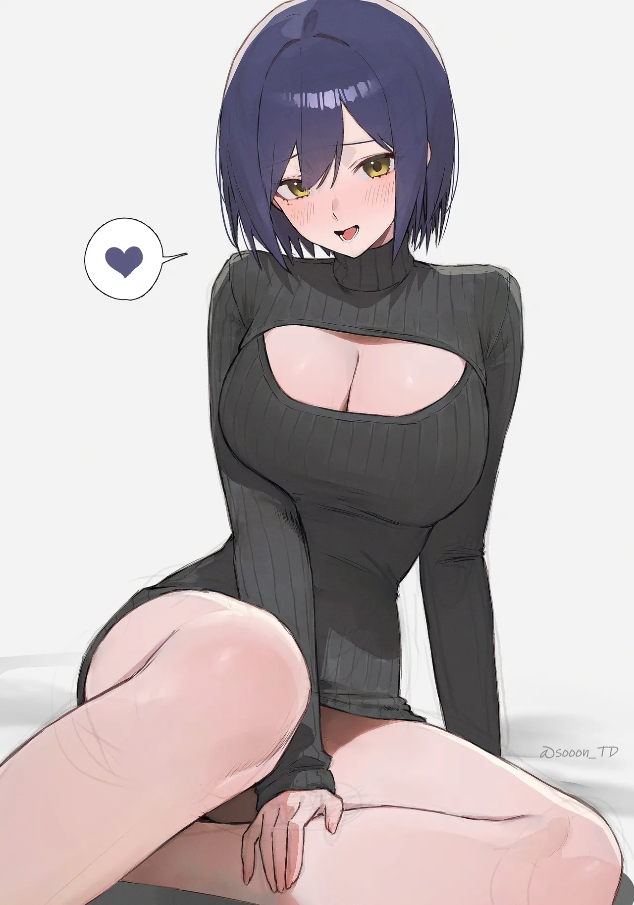 えっちなセーターを着てくれたszrnと