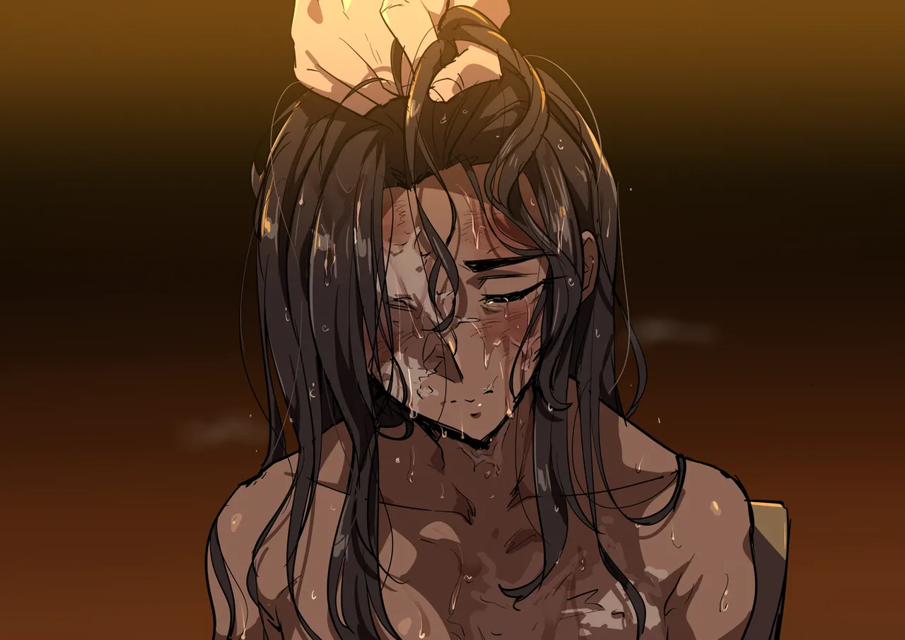 絶対に口を割らない女VS人肉解体おじさん Page.299