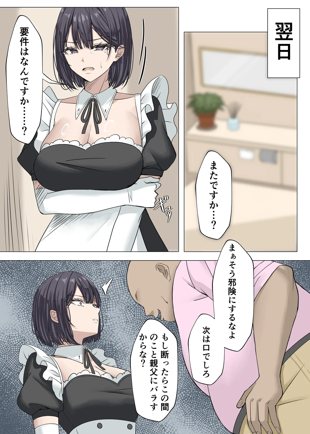 クール系メイドさんに命令して中出しS〇Xする話 Page.17