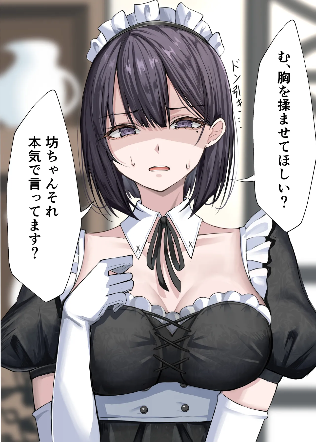 クール系メイドさんに命令して中出しS〇Xする話 Page.3