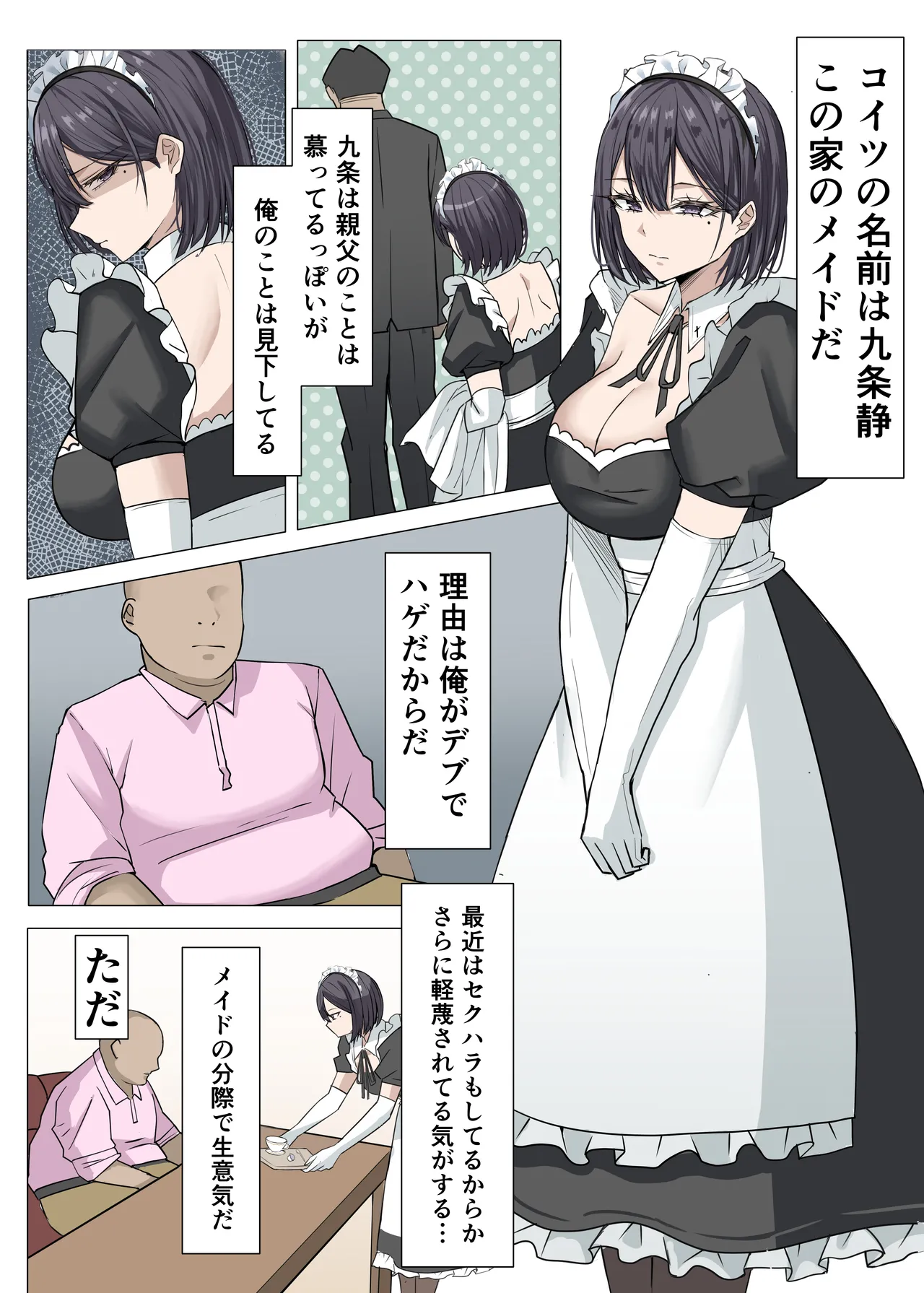 クール系メイドさんに命令して中出しS〇Xする話 Page.8