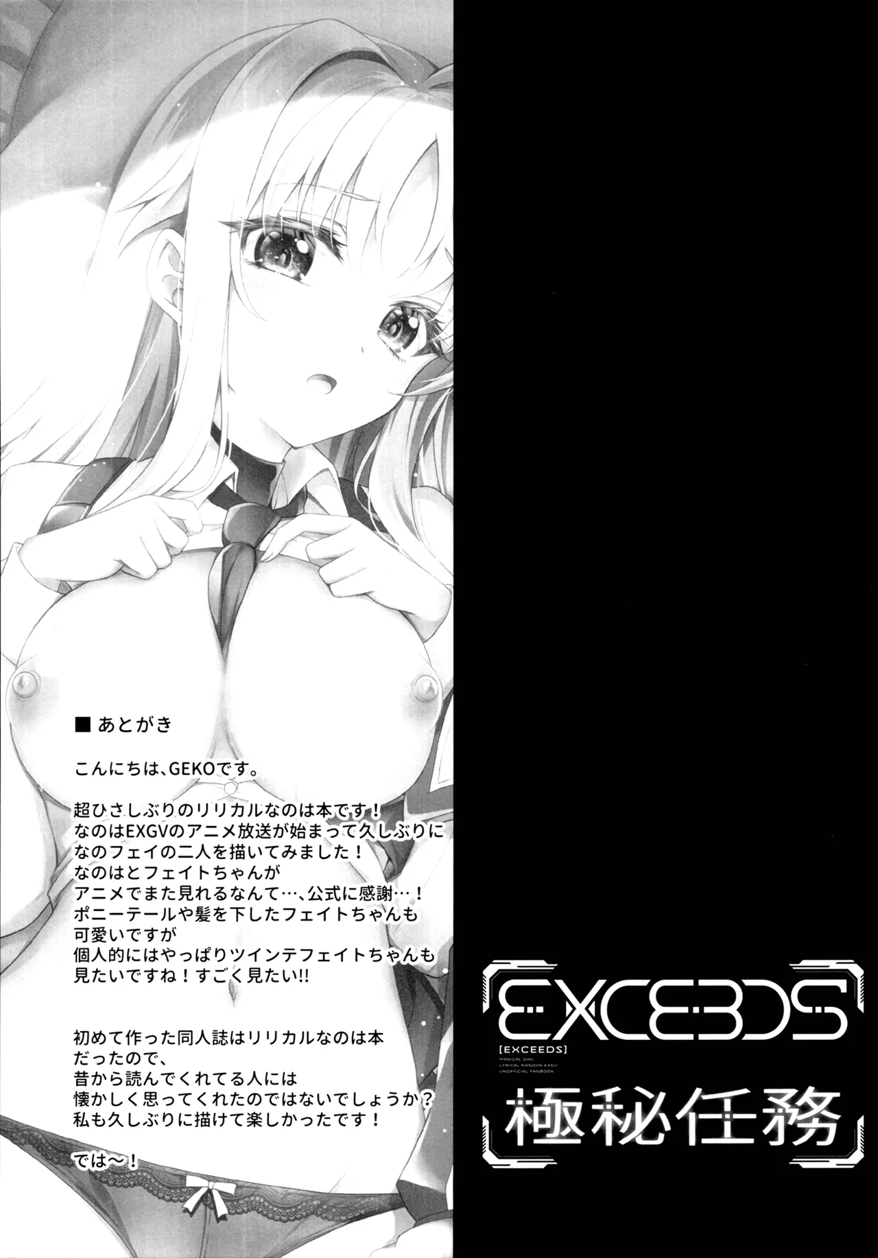 EXCEEDS極秘任務 FILE:NANOHA×FATE Page.18