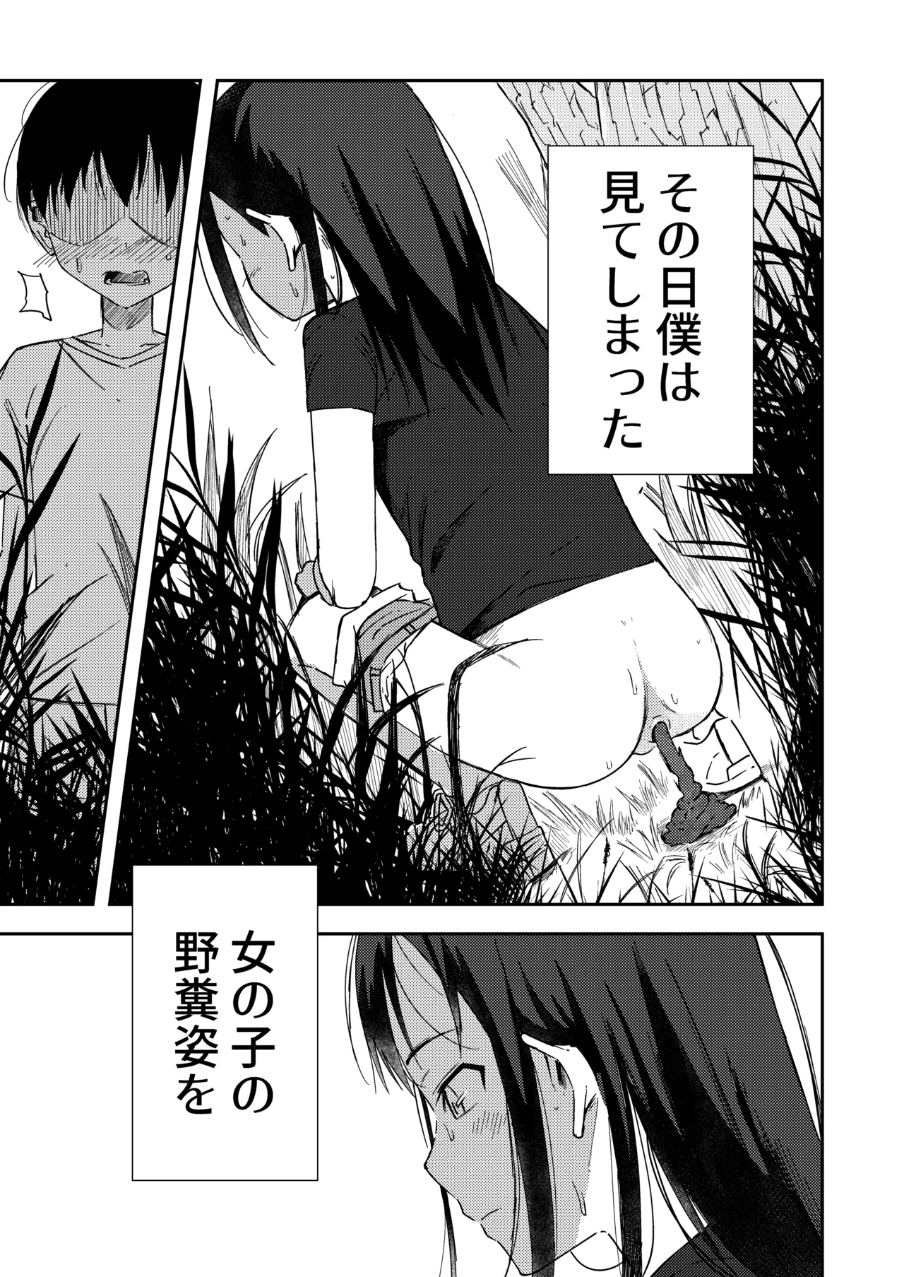 女の子の野〇姿を見てしまった僕は・・・