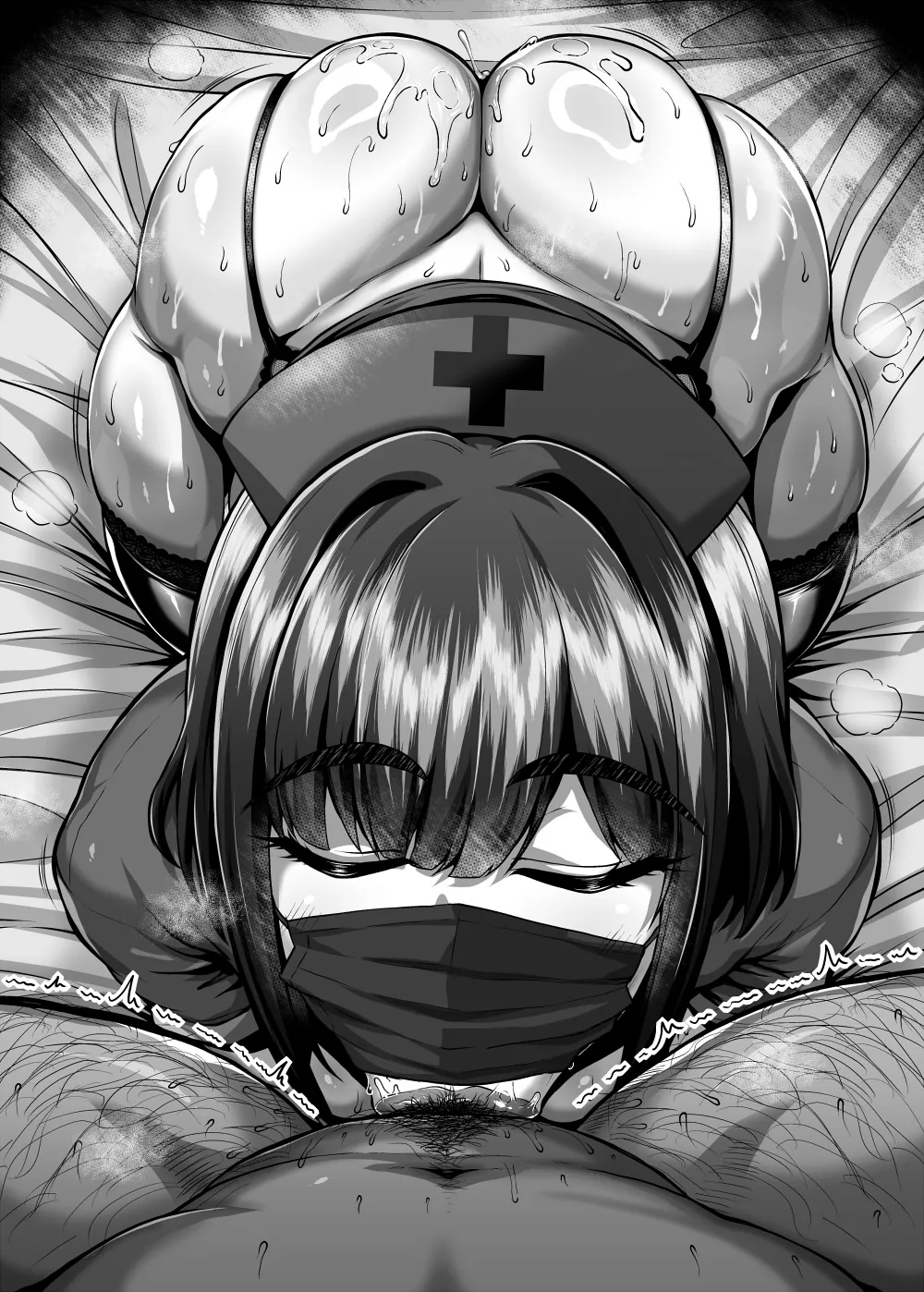 ドスケベ衣装を着たナースによる性処理サービスのある病院の漫画 Page.8