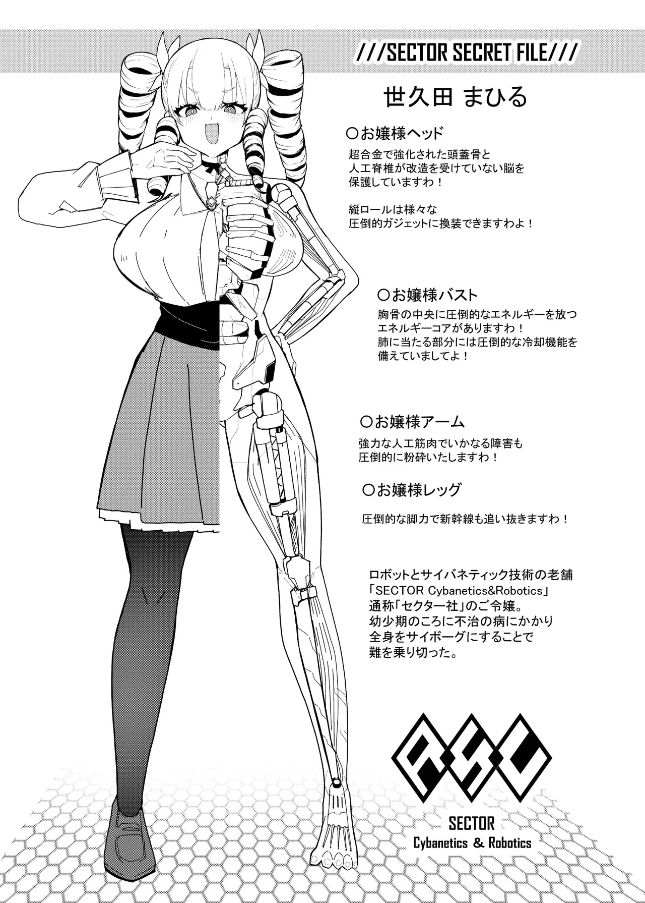 お嬢様はサイボーグ Page.20
