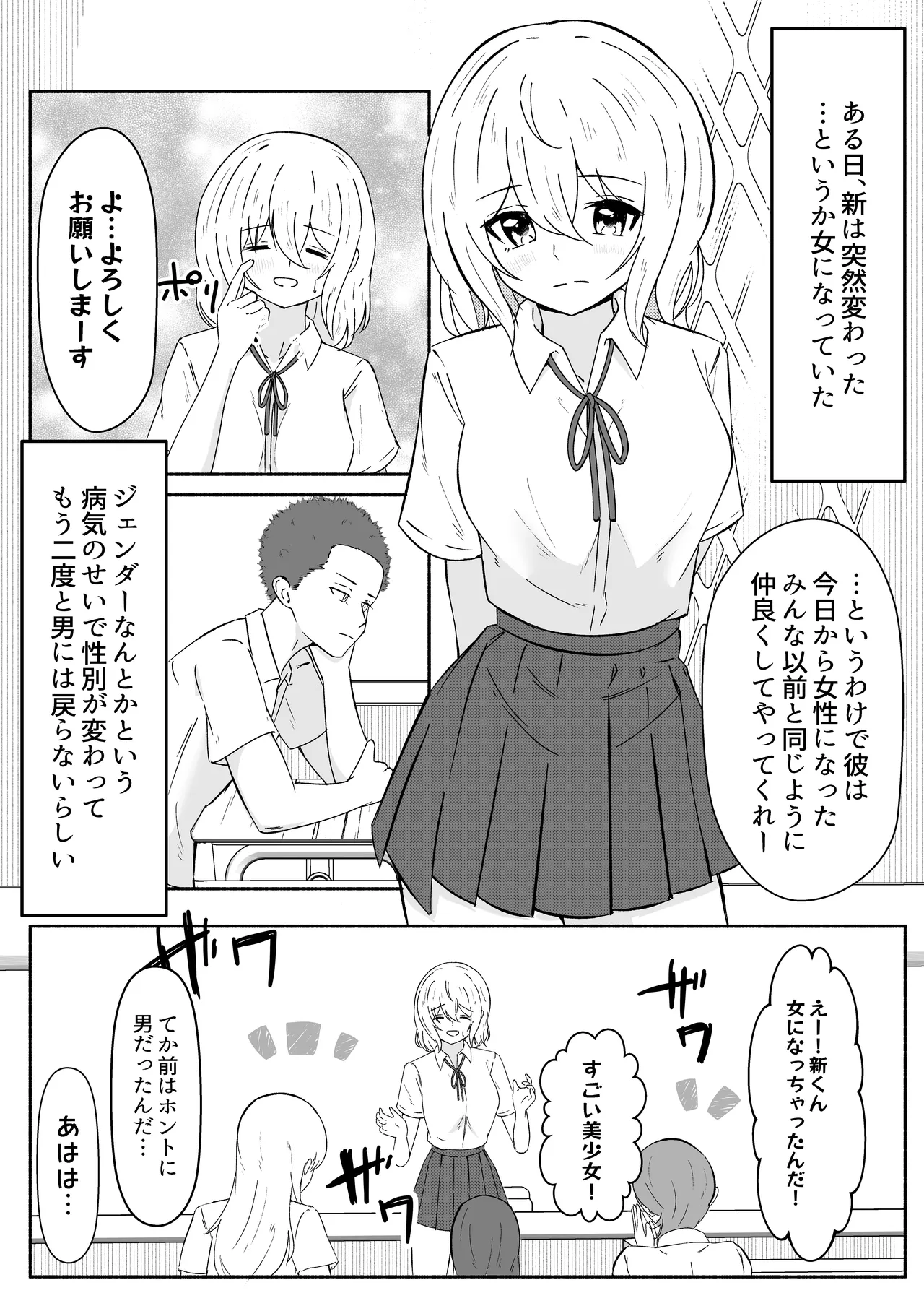 女体化した幼馴染を犯してみたら Page.4