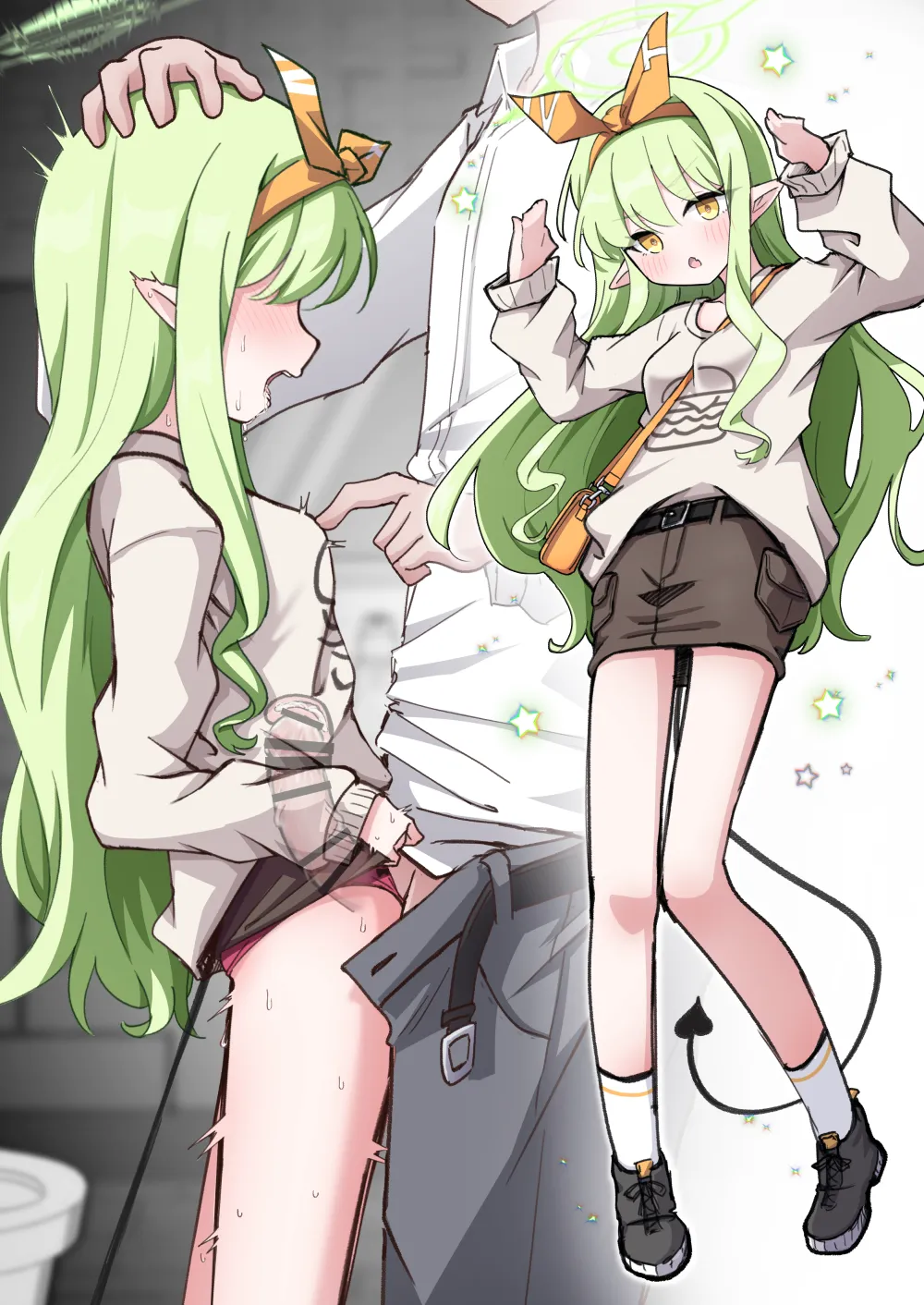 ヒカリとデート中に服を汚さないように子宮に射精した話 Page.7