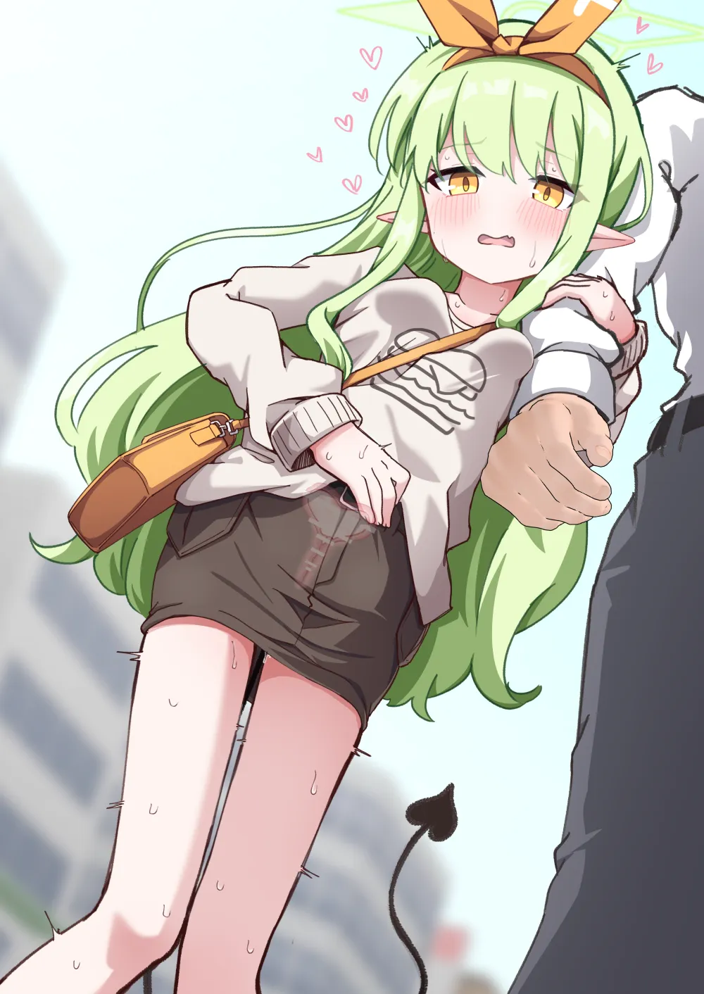 ヒカリとデート中に服を汚さないように子宮に射精した話 Page.8