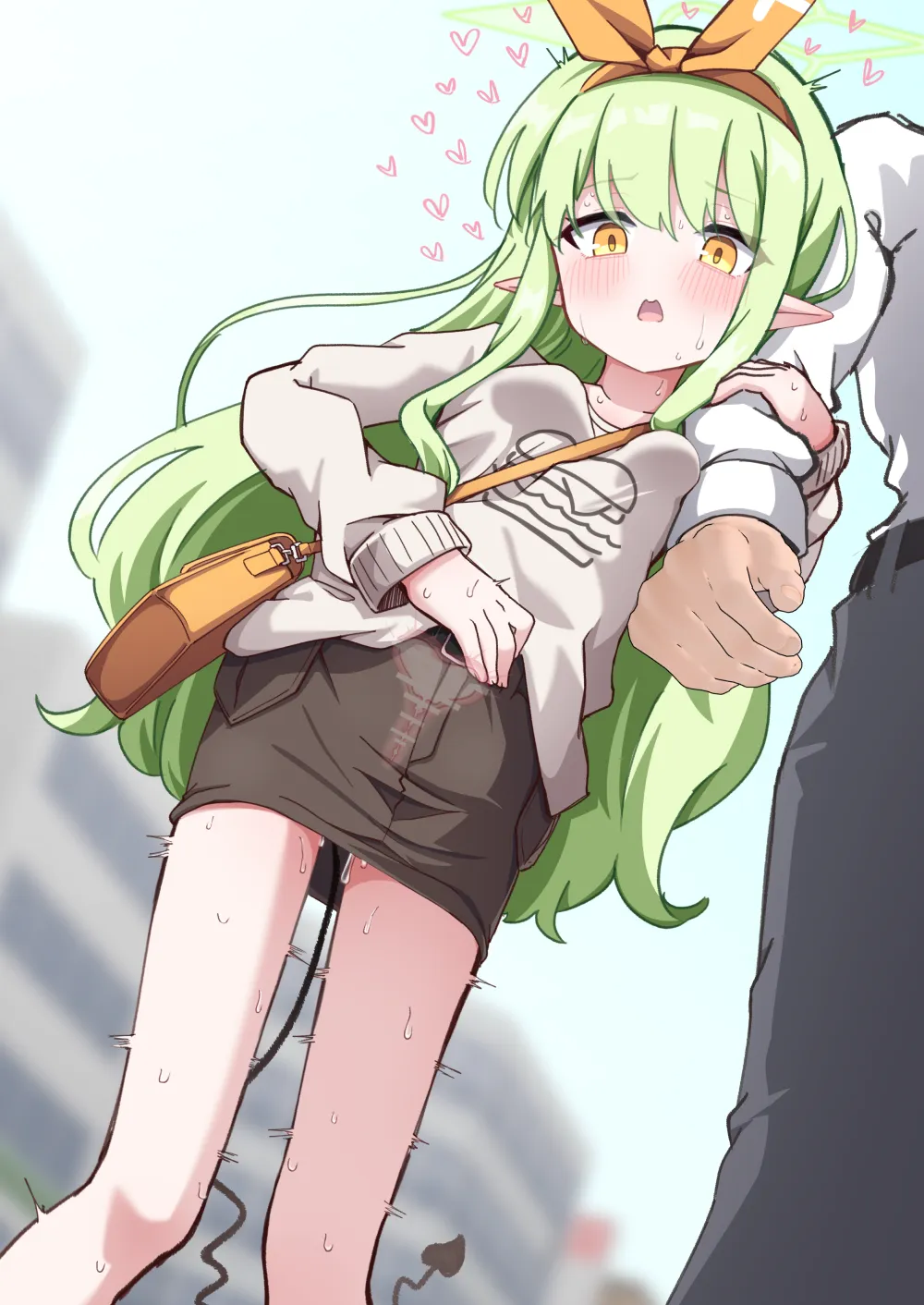 ヒカリとデート中に服を汚さないように子宮に射精した話 Page.9