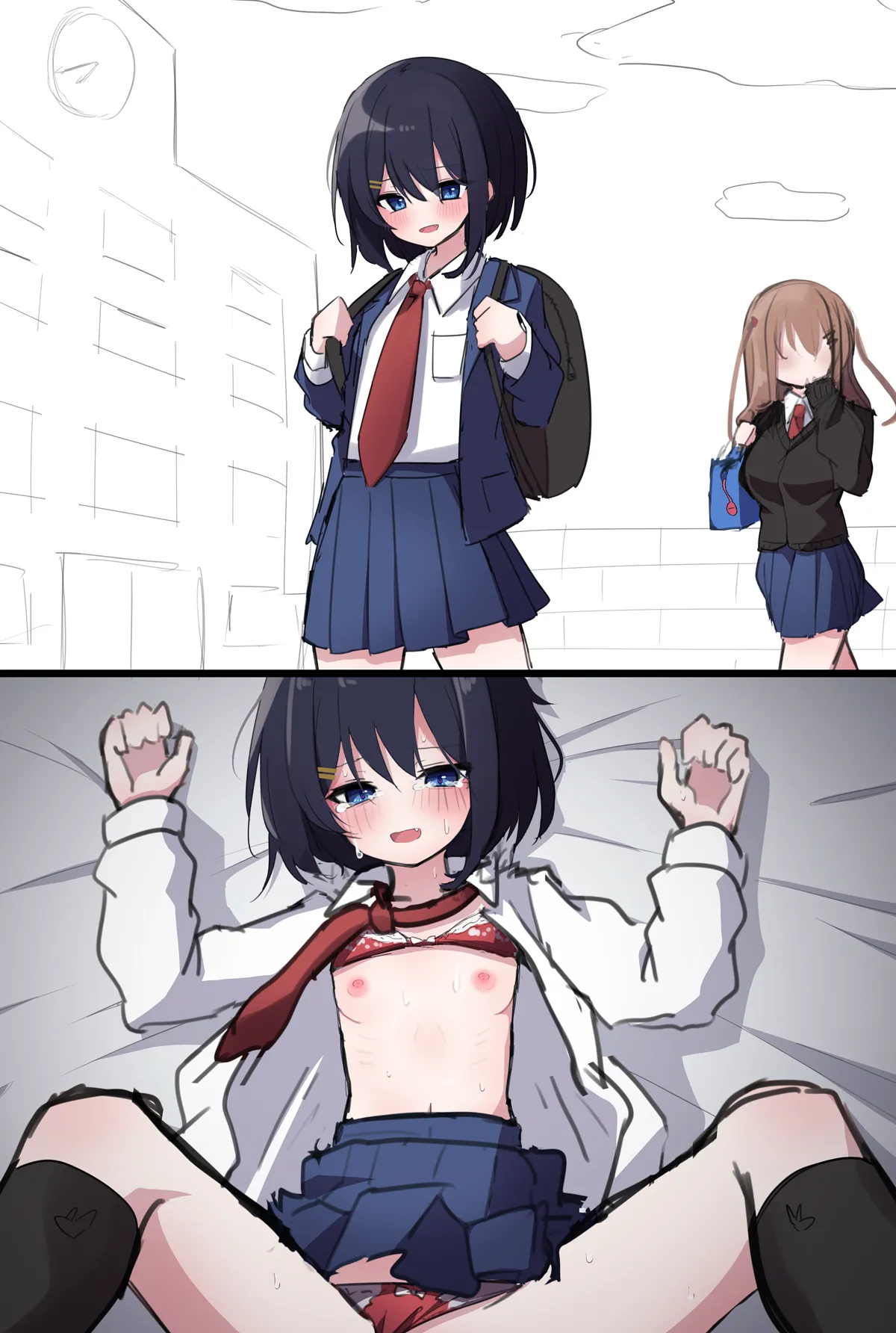 可愛がってた後輩が、乳首ピアス開けられてた Page.7