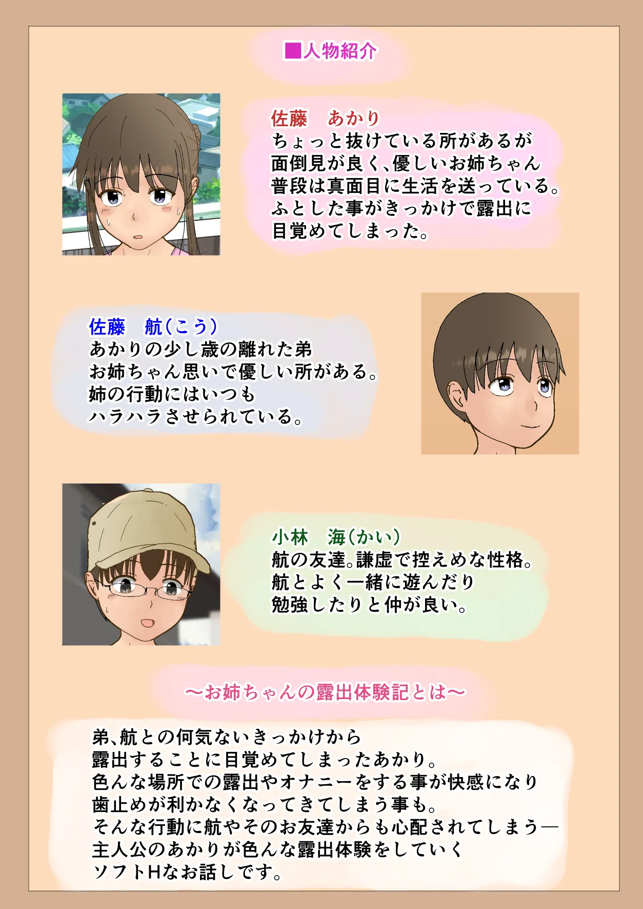 お姉ちゃんの露出体験記こんてぃにゅー Page.6