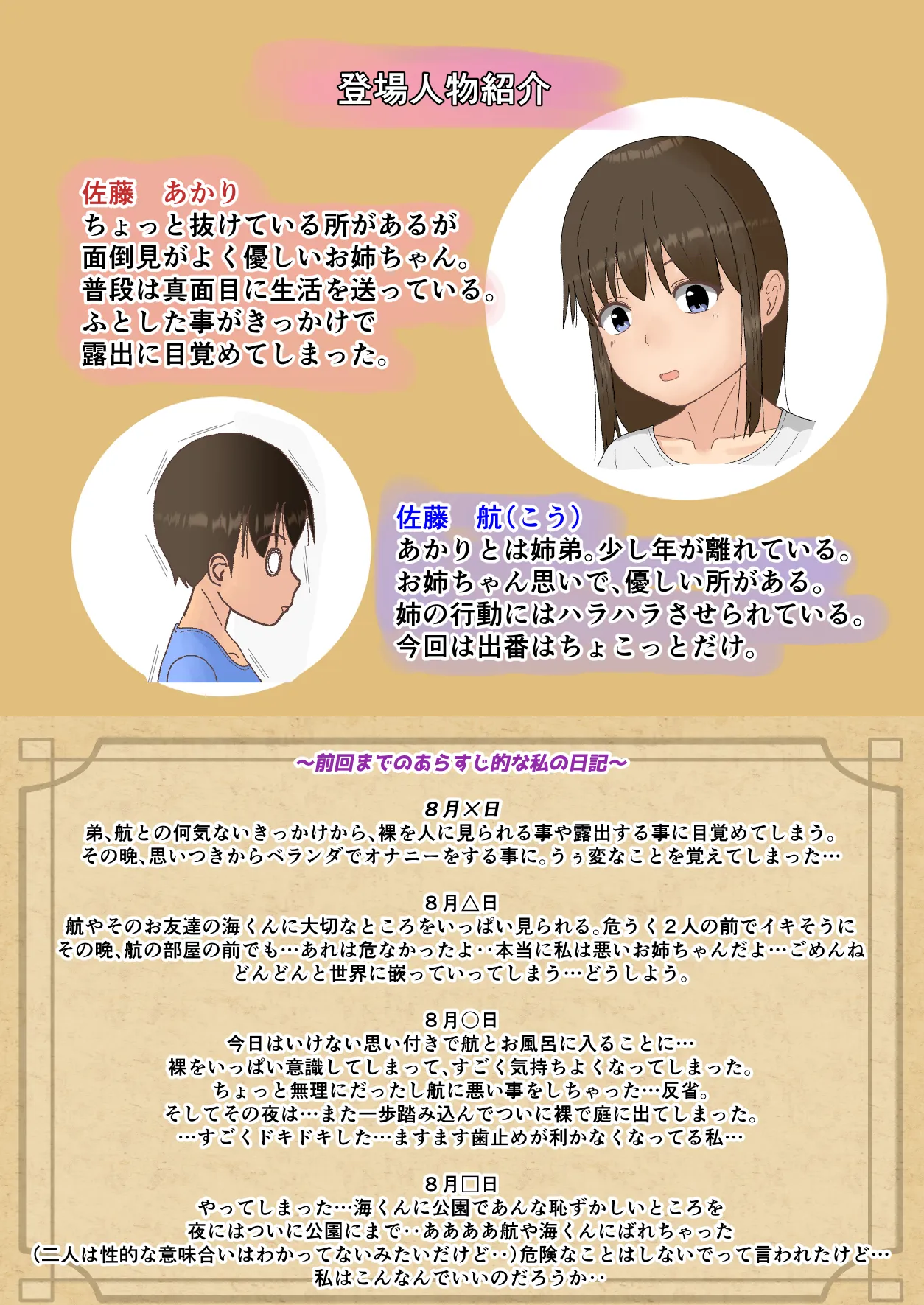 お姉ちゃんの露出体験記えとせとら Page.2