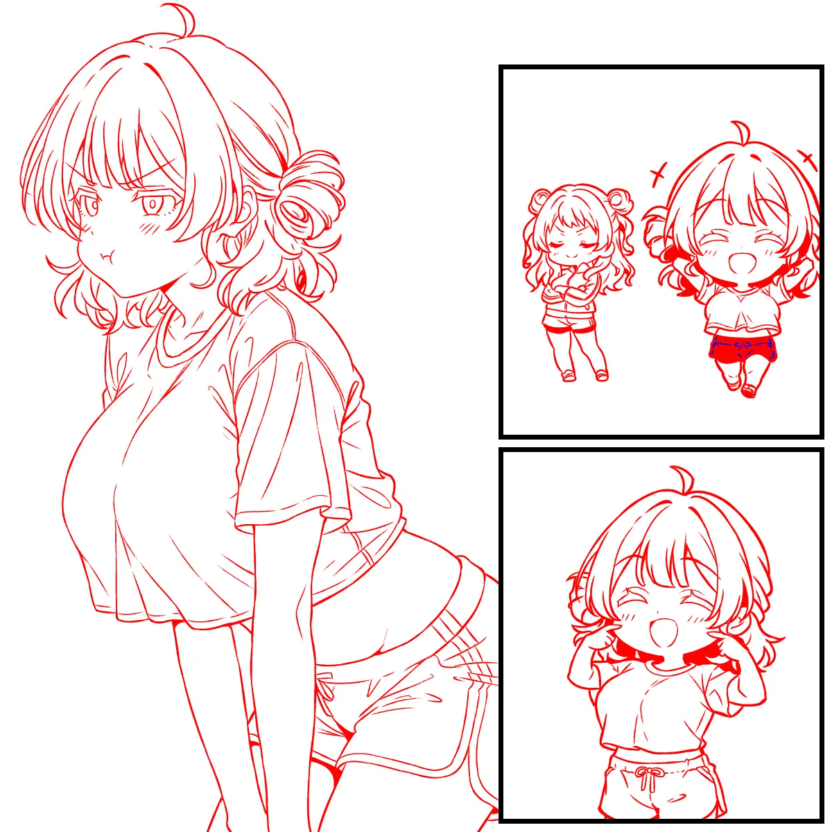 白熱した勝負をする花海姉妹 Page.4