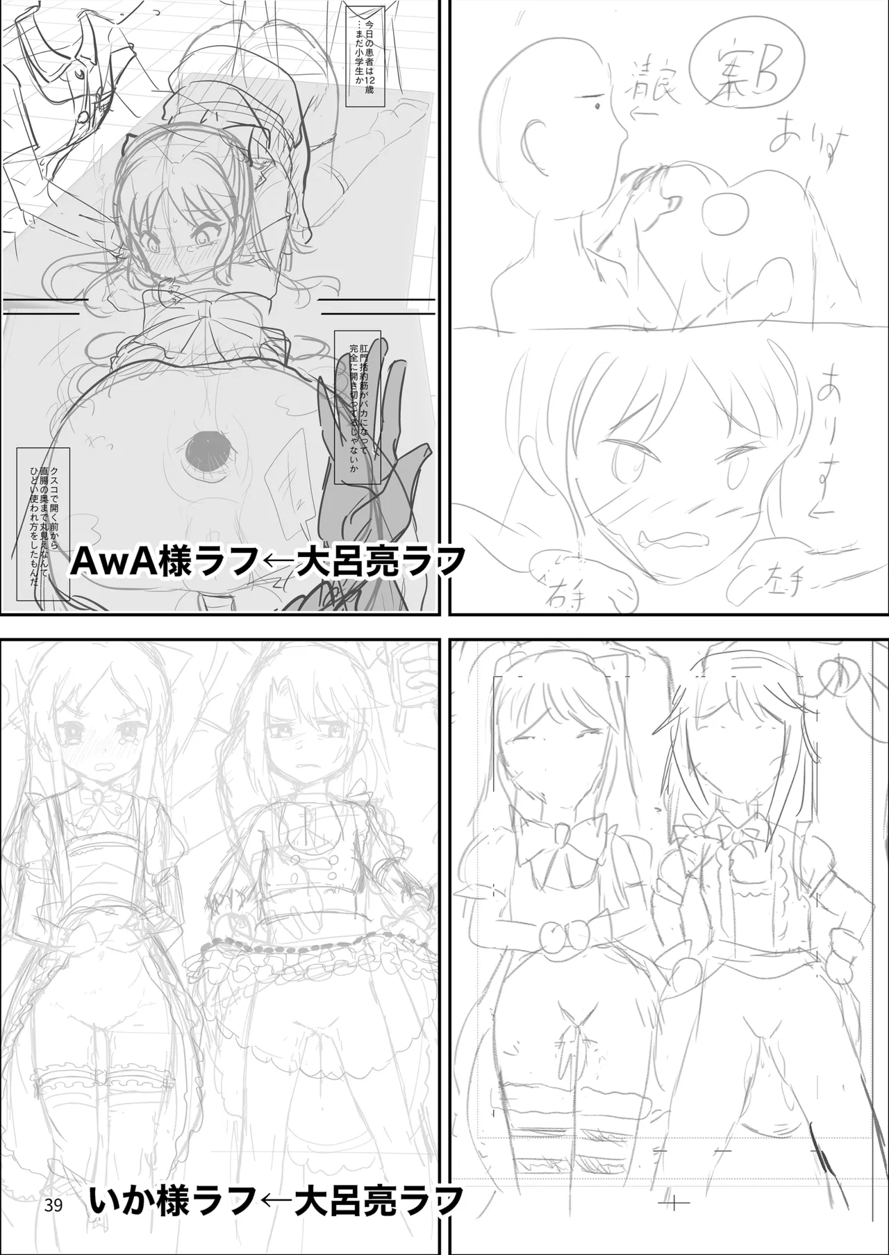 いちごの蕾とミントの苗床 Page.40