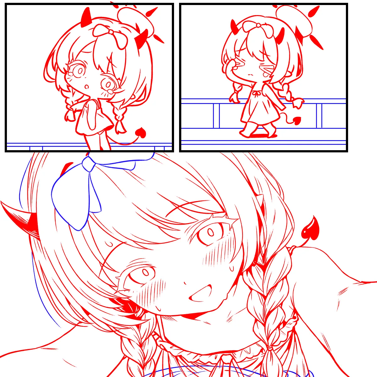 タンパク質を補給するイロハとイブキ Page.11