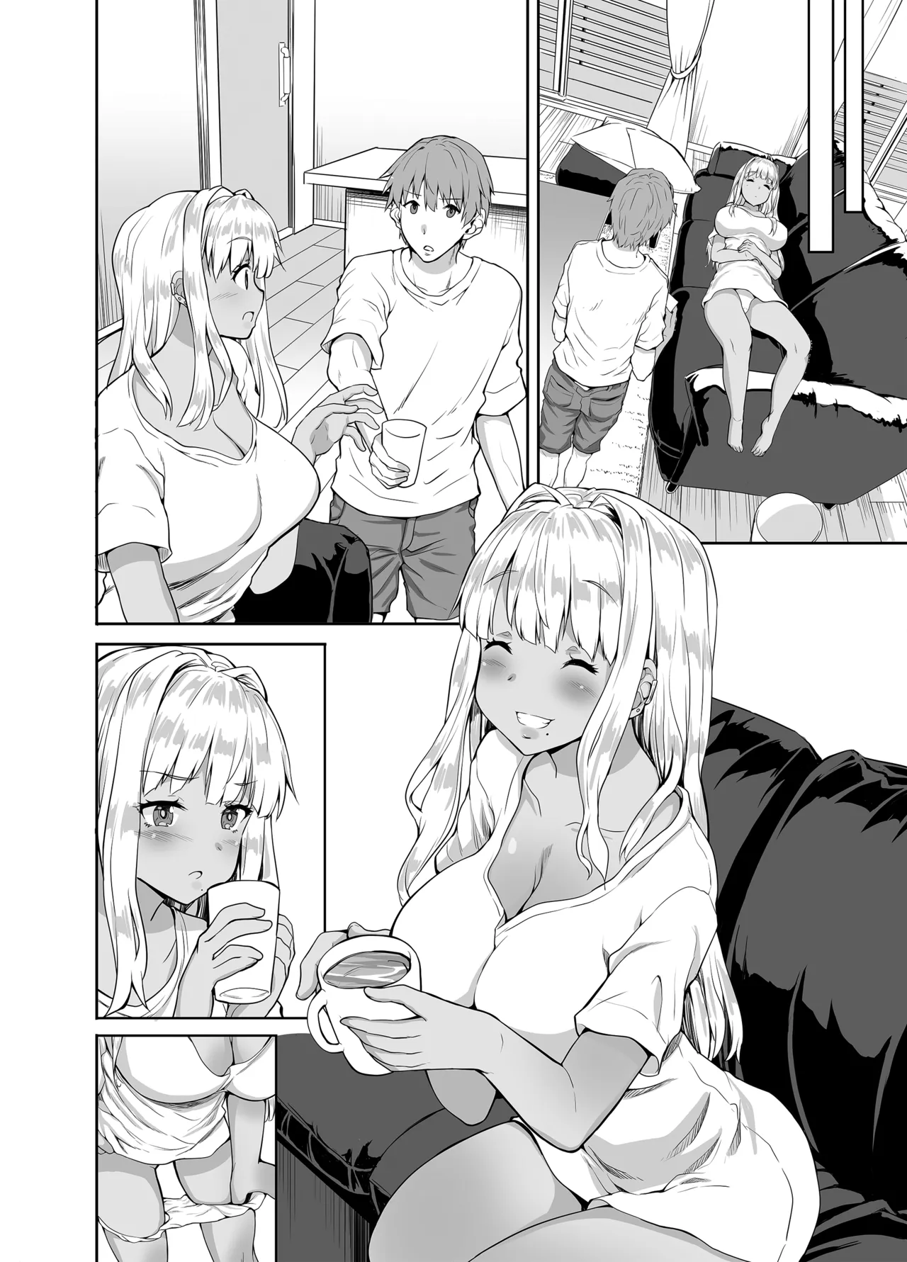 田舎の黒ギャルJkと結婚しました総集編 Page.174
