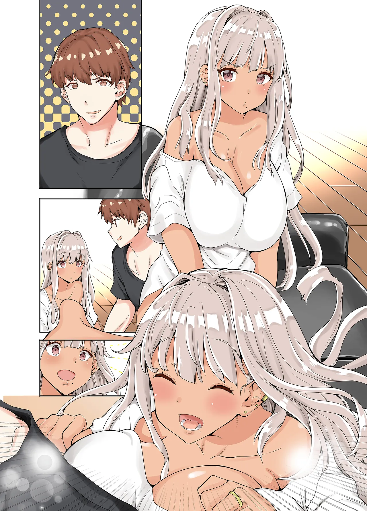 田舎の黒ギャルJkと結婚しました総集編 Page.282
