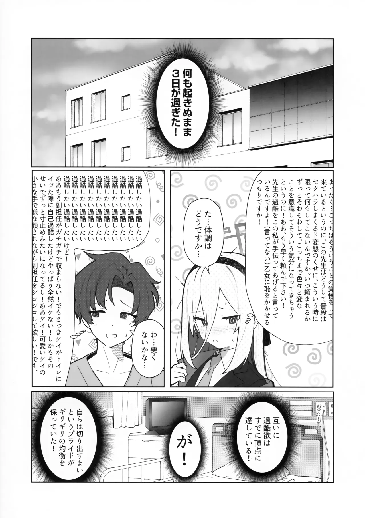 先生の副担任を看病って！なに考えてるんですか！ Page.8