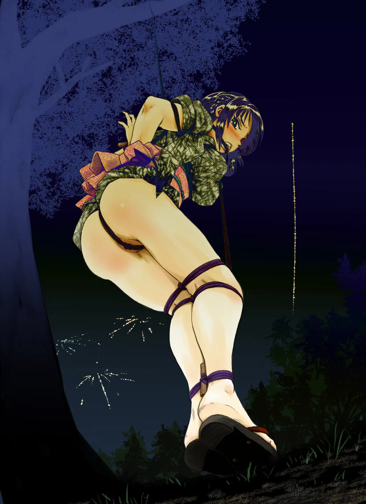 縛闘姫伝SPHINX act11 vs鉄扇術 Page.72