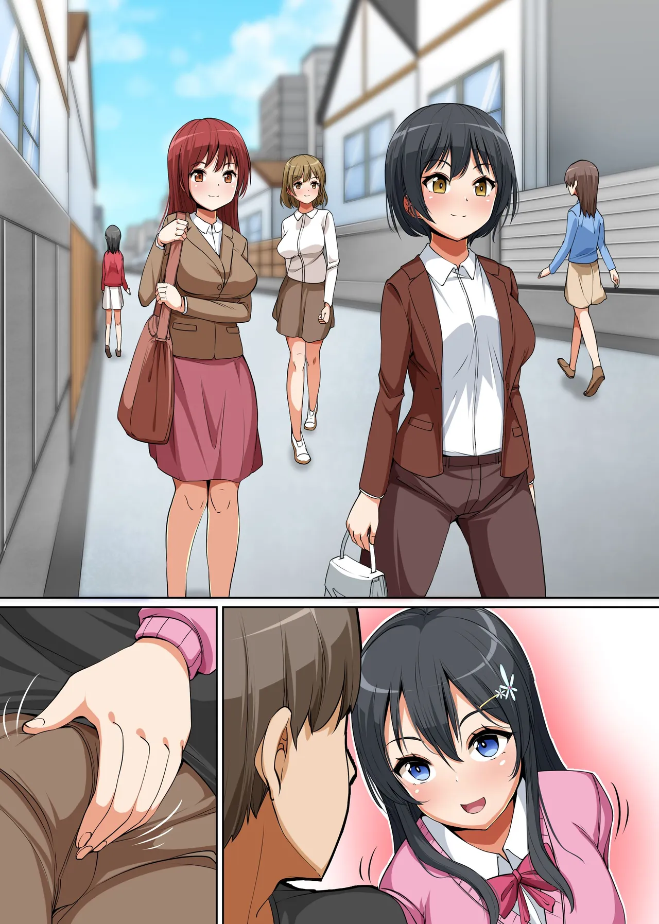 俺はこの町の性処理係になった。女しかいない田舎町で性欲を持て余すムラムラ穴に毎日種付けしまくるハーレムライフ！ Page.29