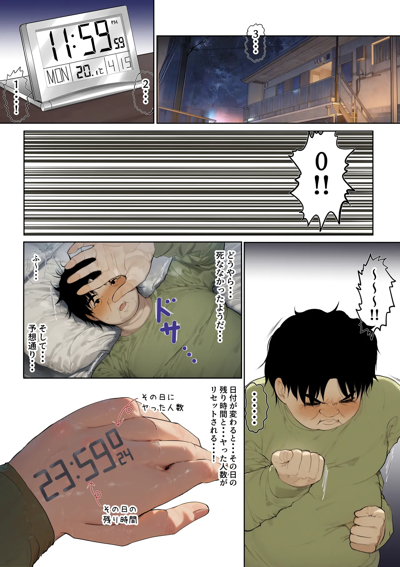 死神のハーレムボタン 〜ある日突然世界中の全ての女が俺のものになった話〜 Page.24