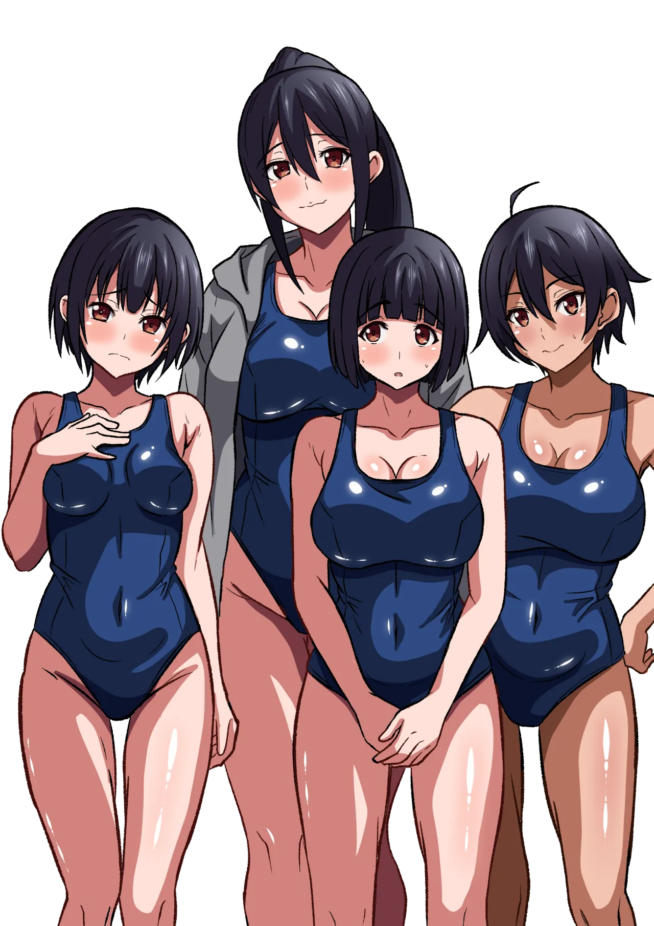 種付けおじさんが行く プールの授業に侵入！スク水女子と汗だくでエッチ Page.2