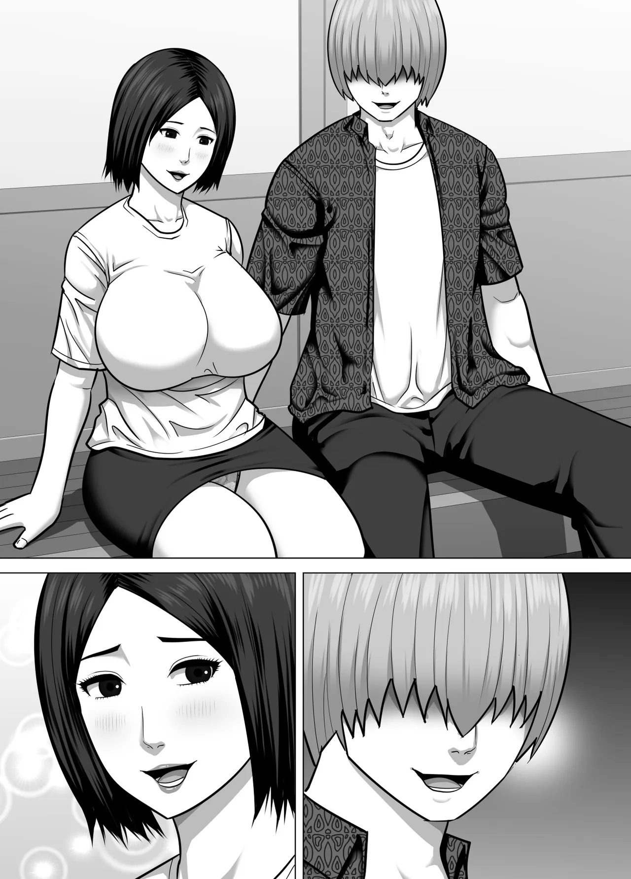 田舎で性欲を持て余す人妻が都会からやってきた元ホストのチャラ男の虜になってしまう話 Page.36
