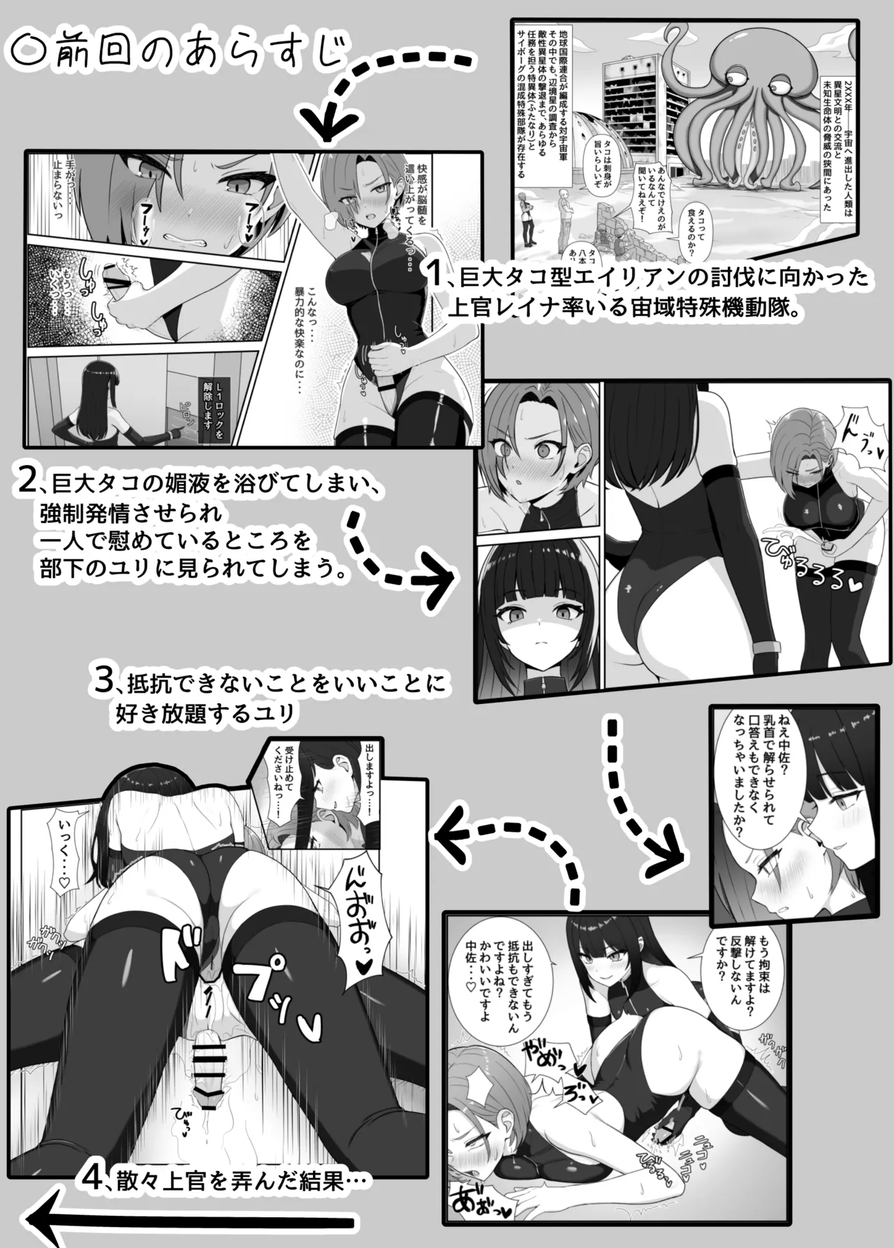 ふたなり部下がちんぽとアナルを教育される話 Page.3