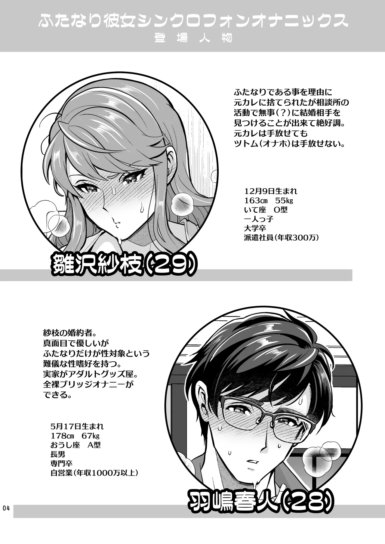 ふたなり彼女とシンクロフォンオナニックス Page.4