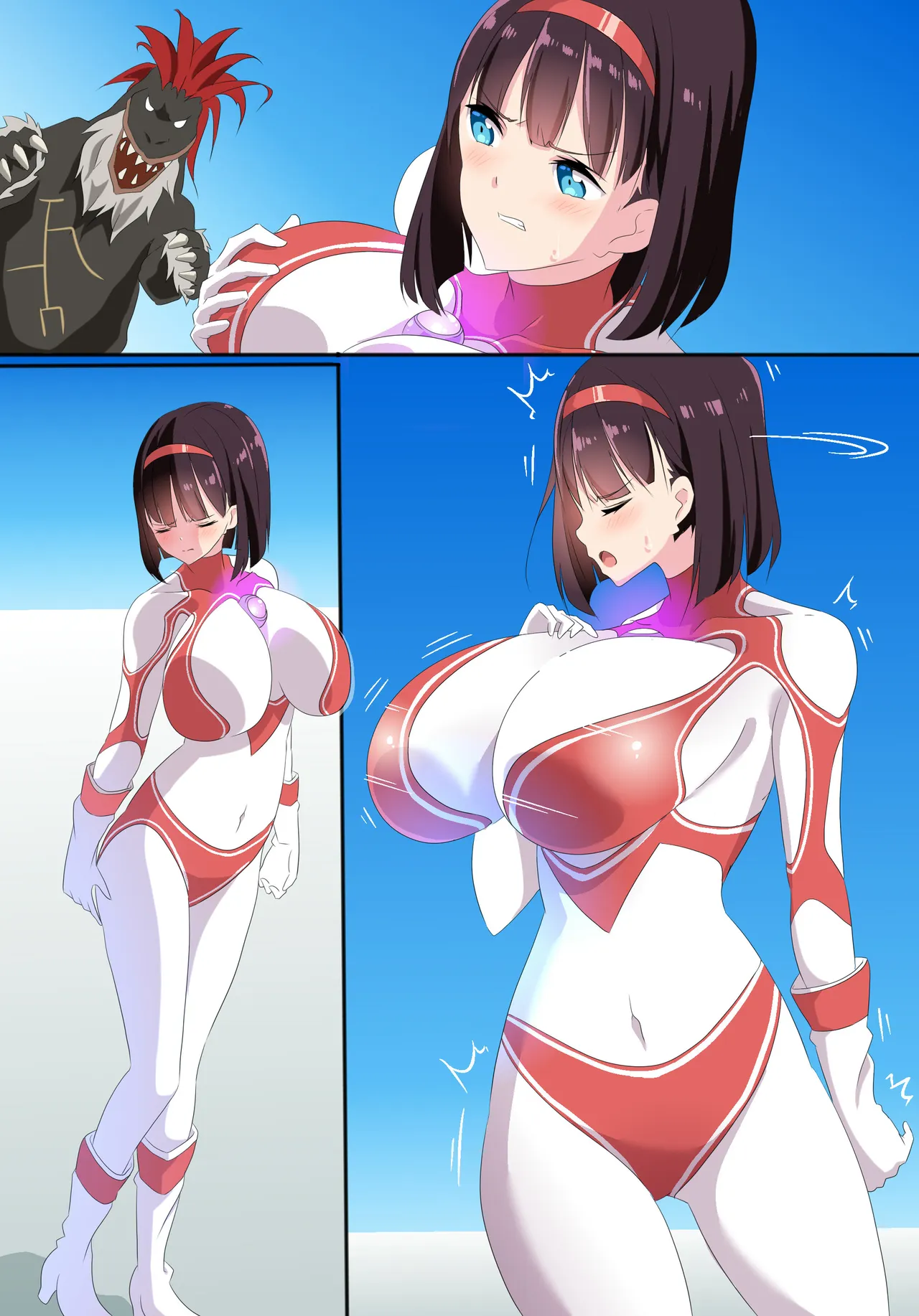 羽針で胸を責められるウルトラアイリ(1-70) Page.23