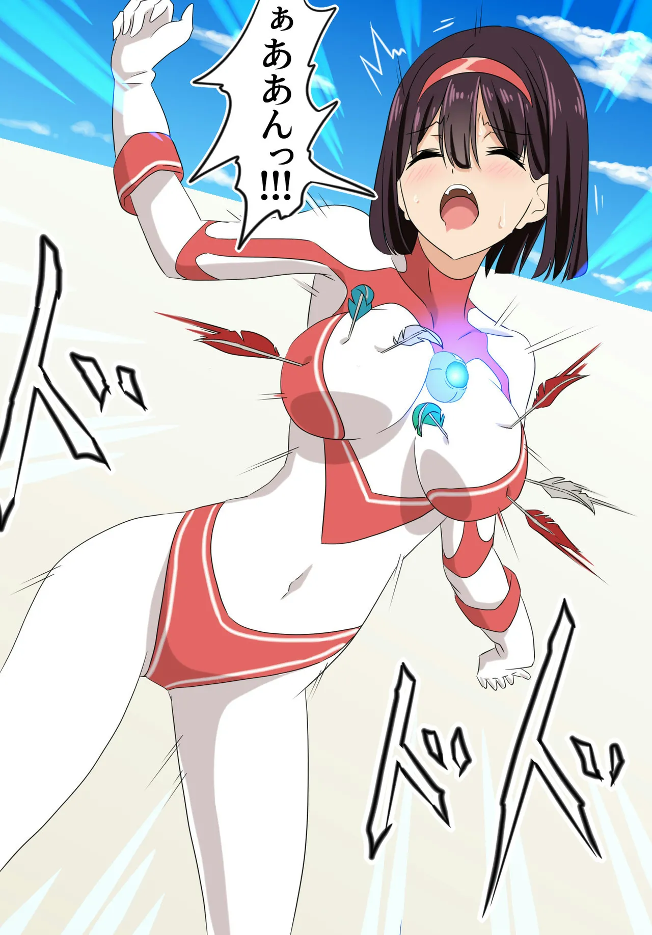 羽針で胸を責められるウルトラアイリ(1-70) Page.3