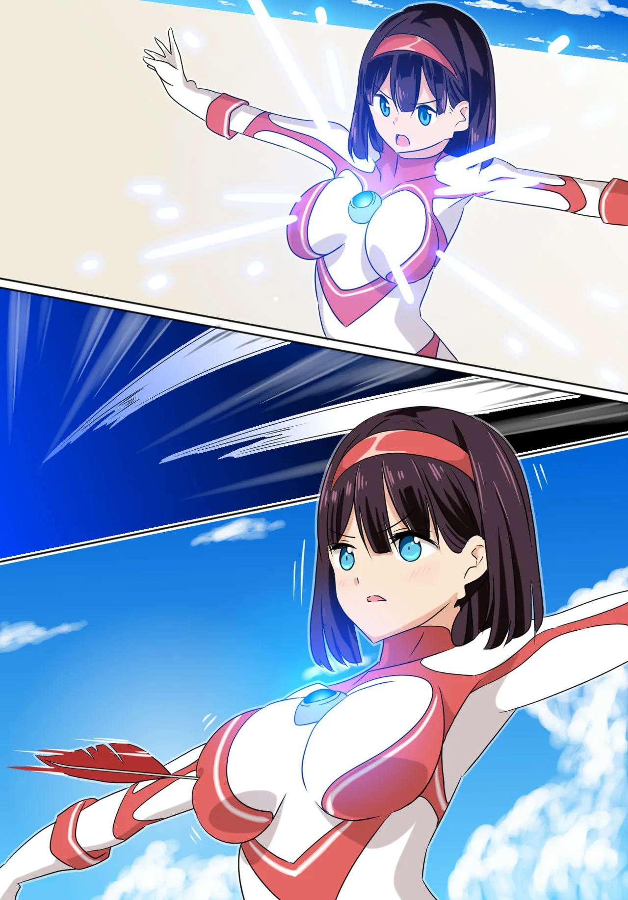 羽針で胸を責められるウルトラアイリ(1-70) Page.6