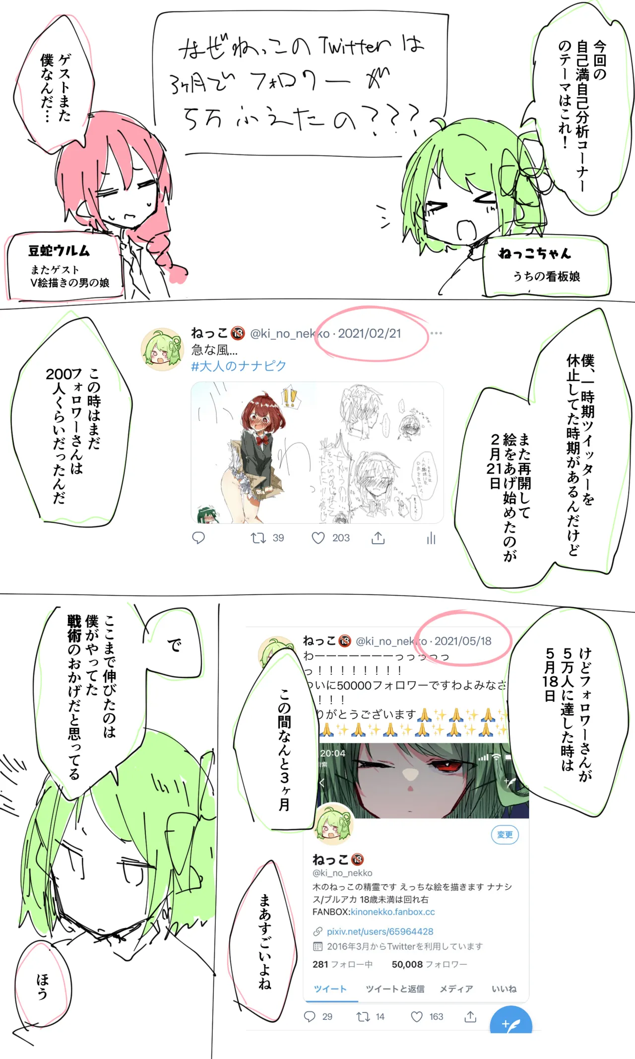 なんで短期間でフォロワーが増えたの?(自己満自己分析)