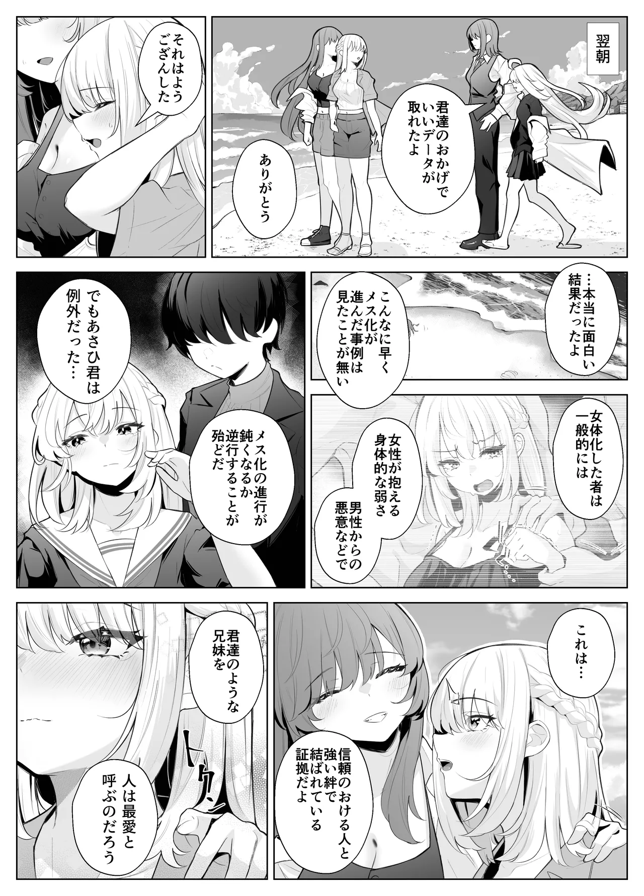 TSお兄ちゃん〜エッチな実証実験で完全メス堕ちを自認する話〜 Page.58
