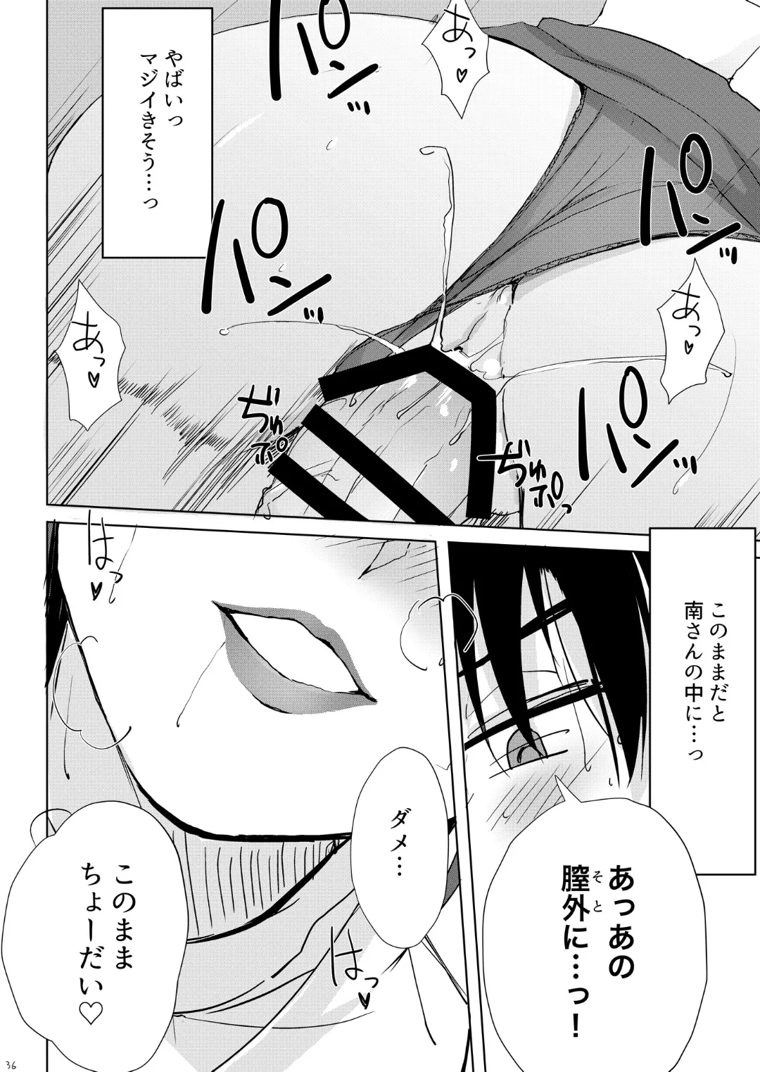 一滴でもお酒を飲むとHになっちゃうお隣の南さん Page.35